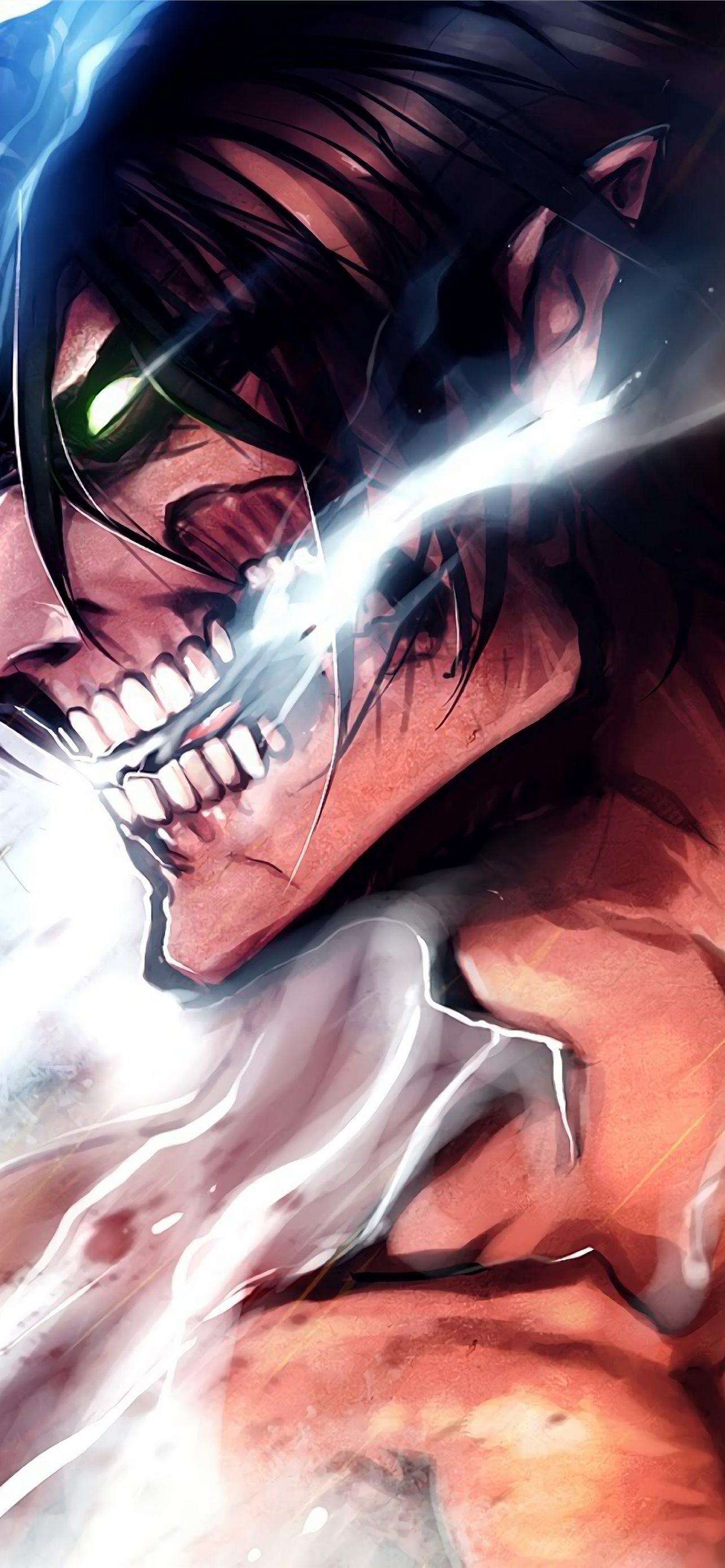 1284x2778 Best Attack on titan iPhone HD Wallpaper