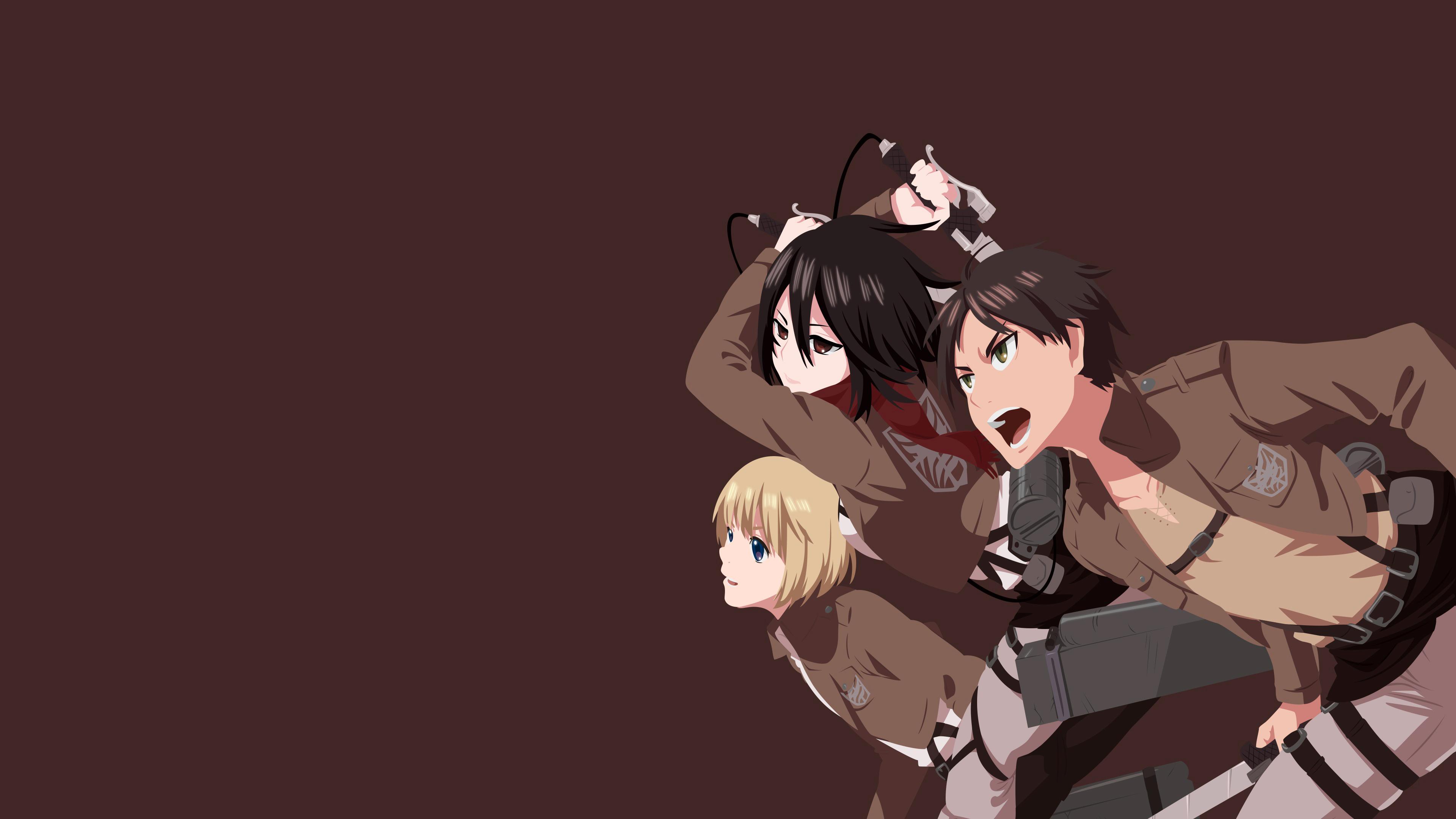3840x2160 Attack on Titan Wallpaper 4K, Armin Arlert, Anime
