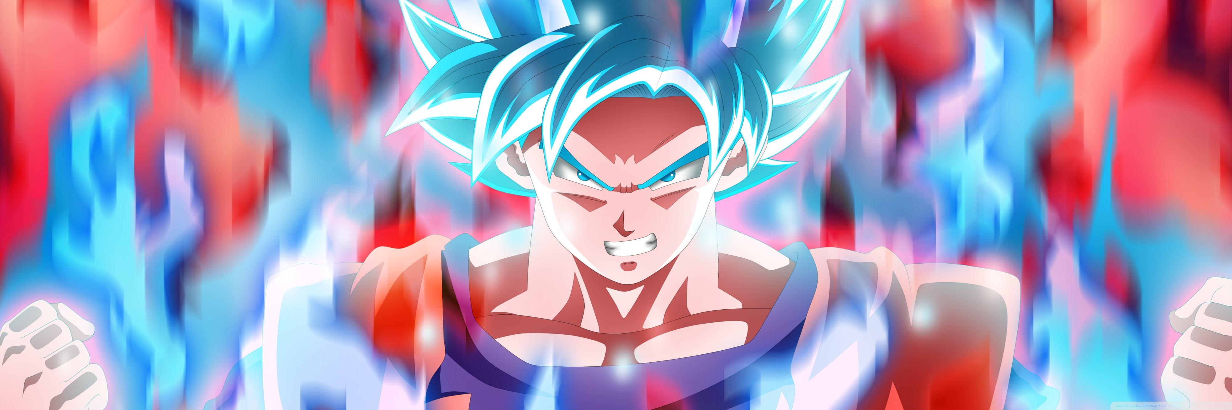 4000x1333 Goku Dragon Ball Super Ultra HD Desktop Background Wallpaper for 4K UHD TV : Multi Display, Dual Monitor : Tablet