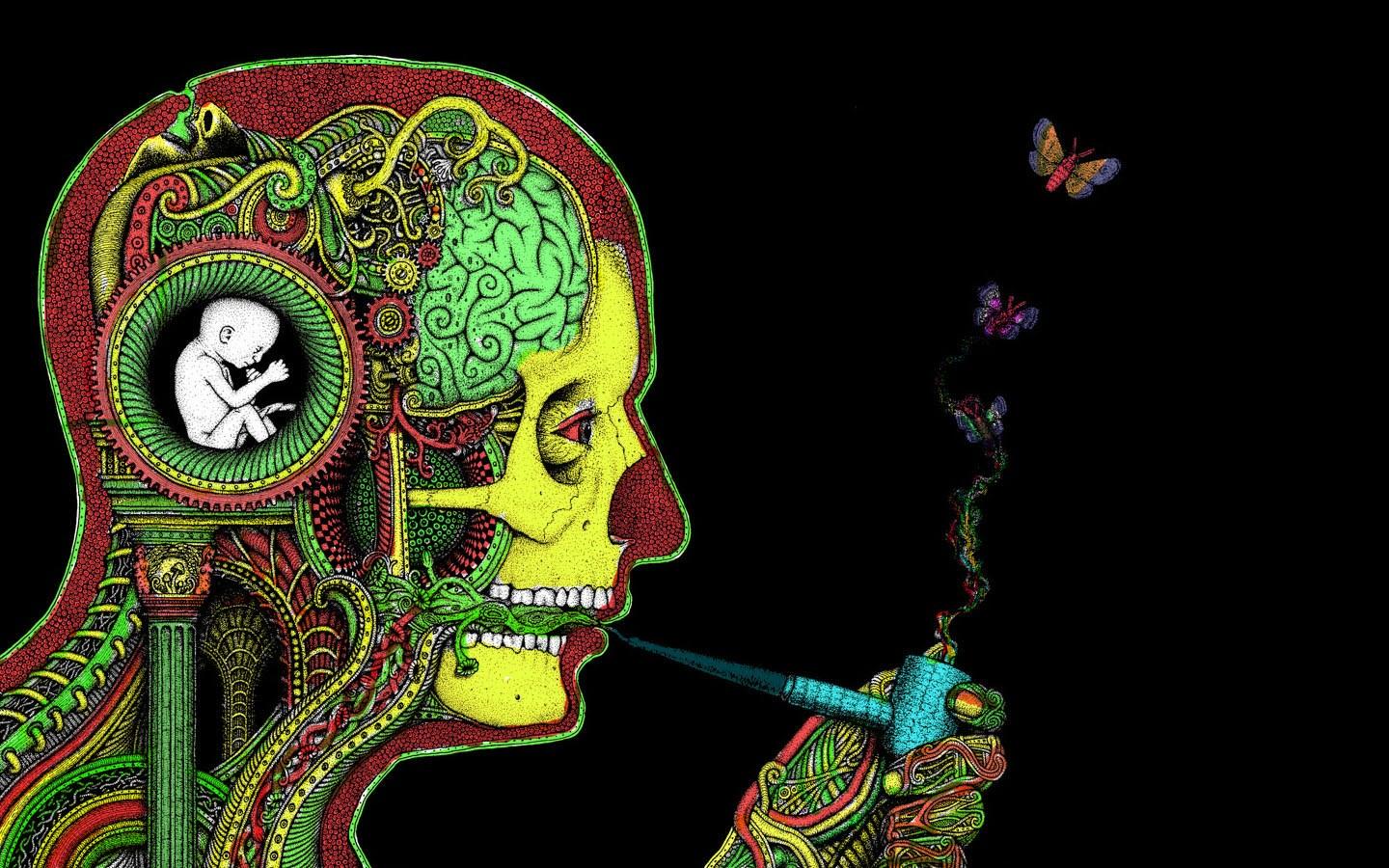 1440x900 Free screensaver psychedelic Gallery HD Wallpaper