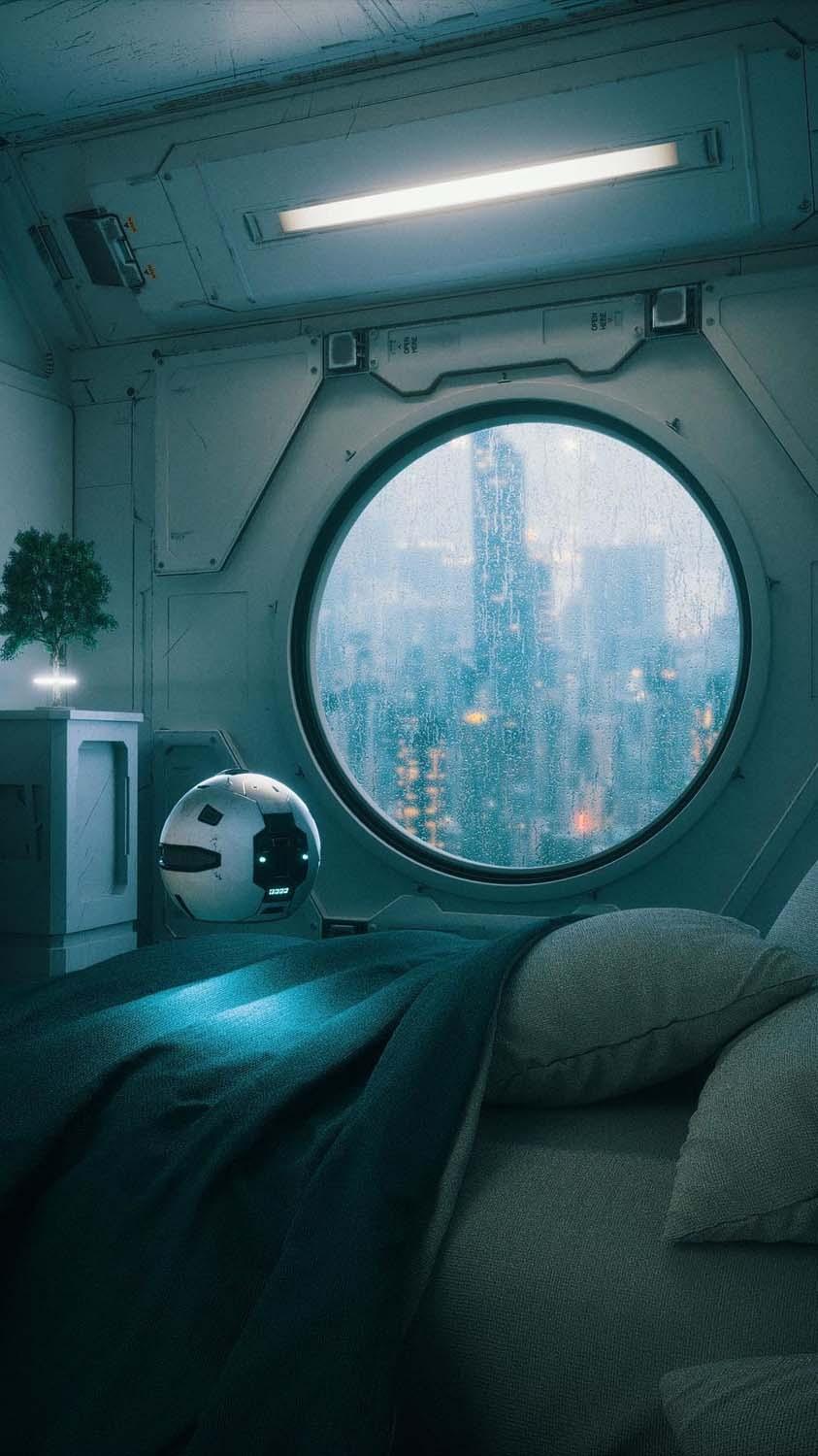843x1500 Cozy Room From Future IPhone Wallpaper HD Wallpaper : iPhone Wallpaper