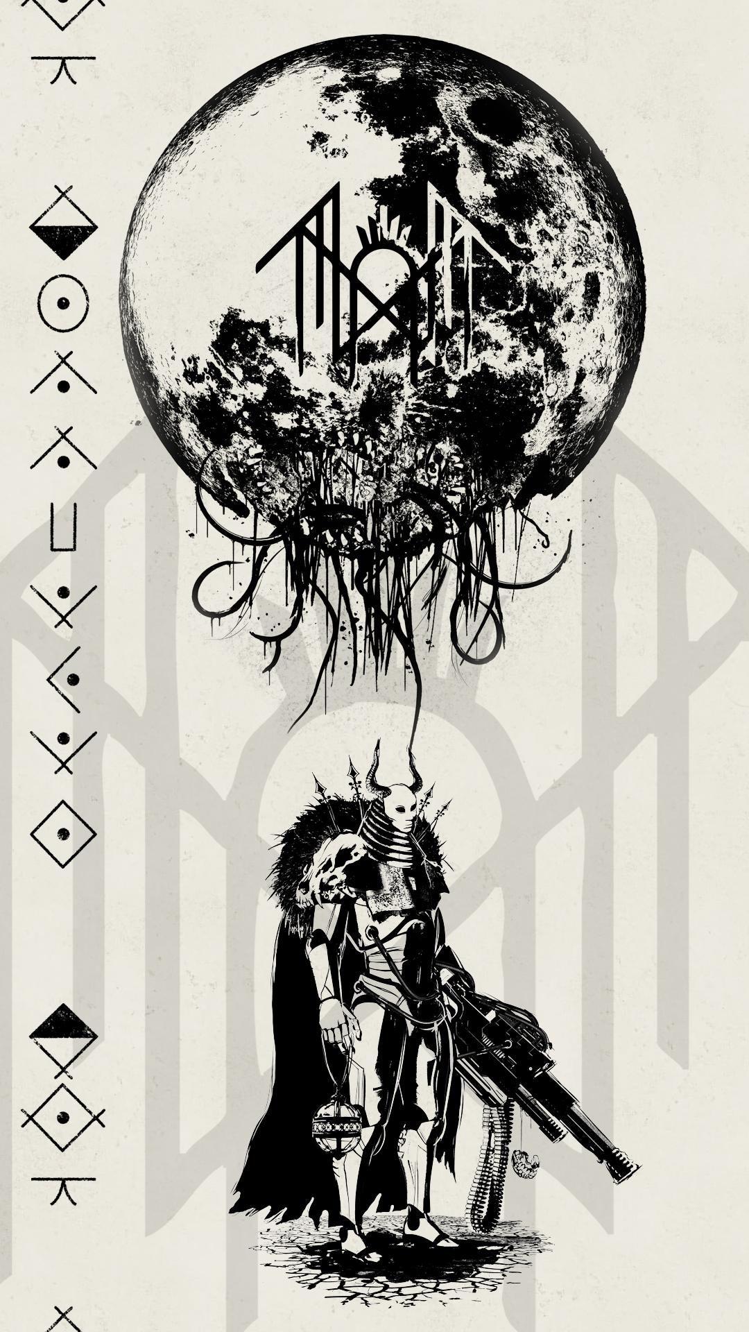 1080x1920 Sleep Token Phone Wallpaper based on the New Art