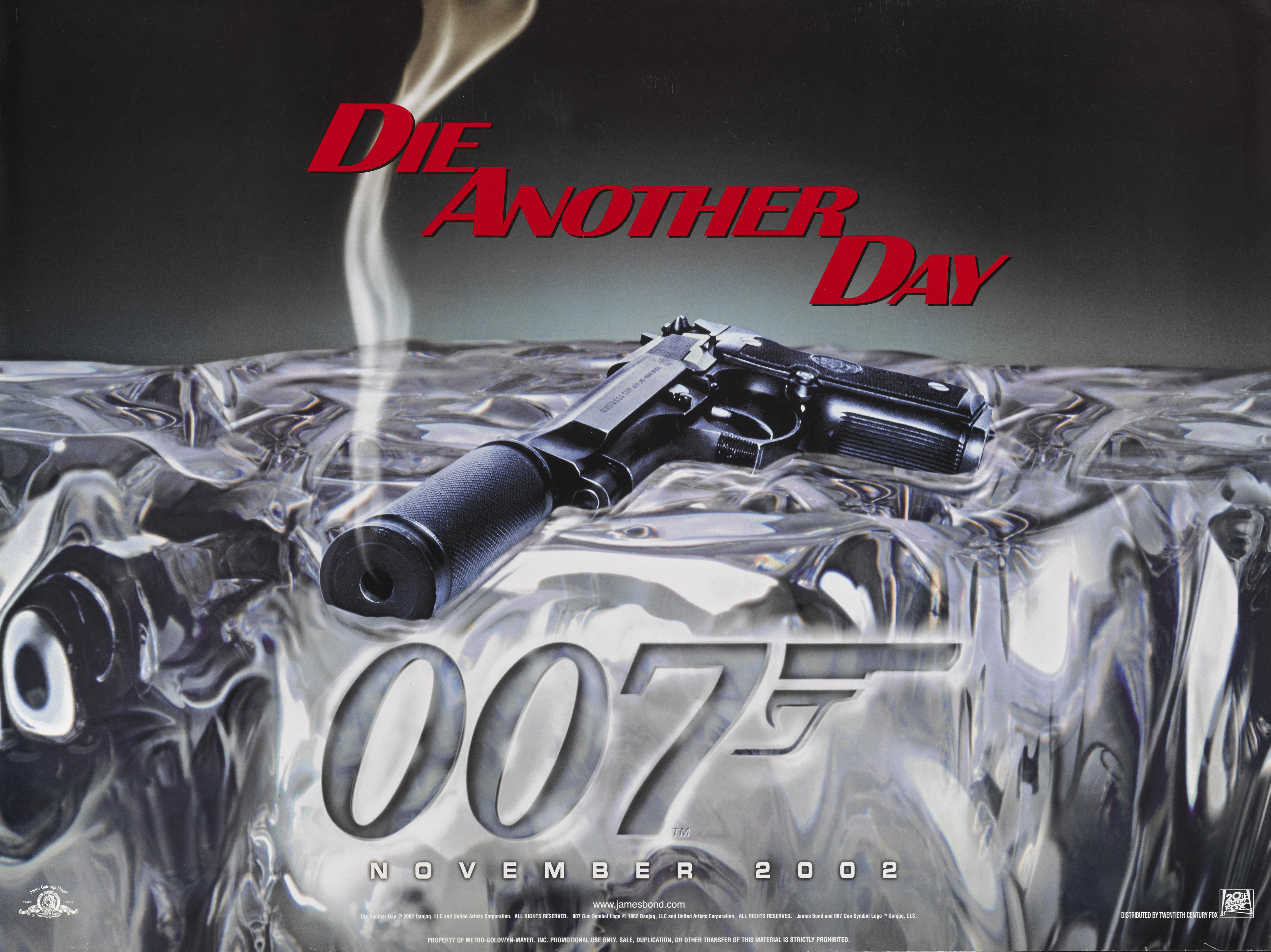 6506x4872 DIE ANOTHER DAY (2002) SET OF 8 LOBBY CARDS, US, WITH POSTER, BRITISH, ADVANCE. James Bond Film Posters