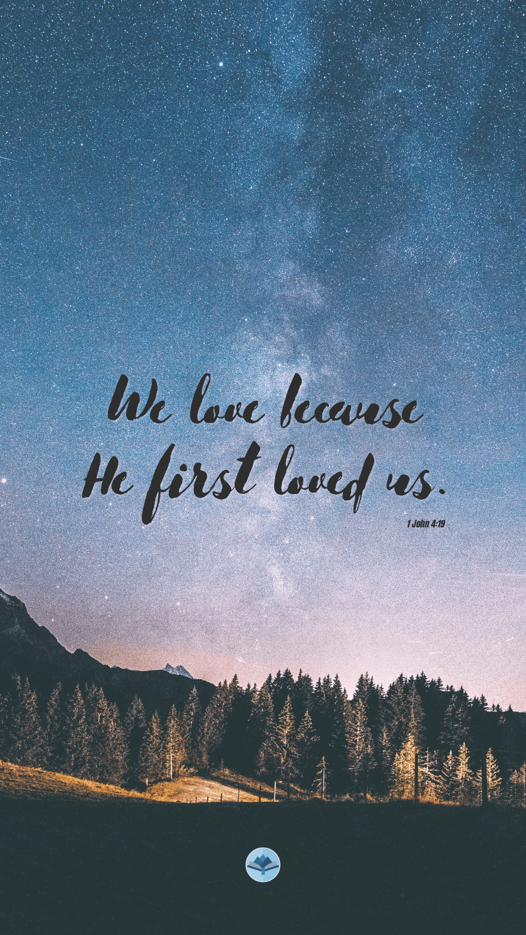 1080x1920 John 4:19 Wallpaper. Water on Thirsty Land