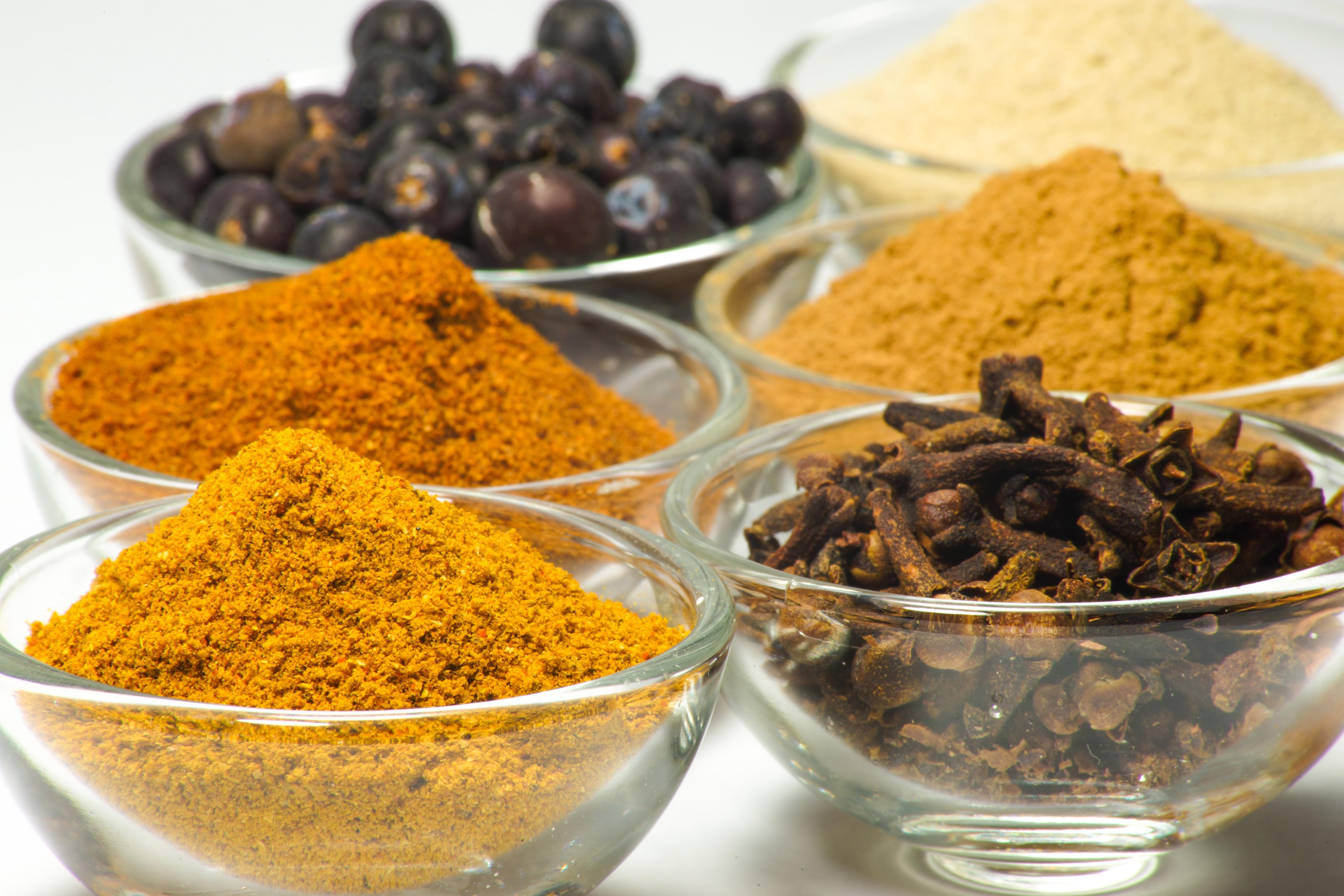 5000x3333 Spices In Bowls Royalty Free