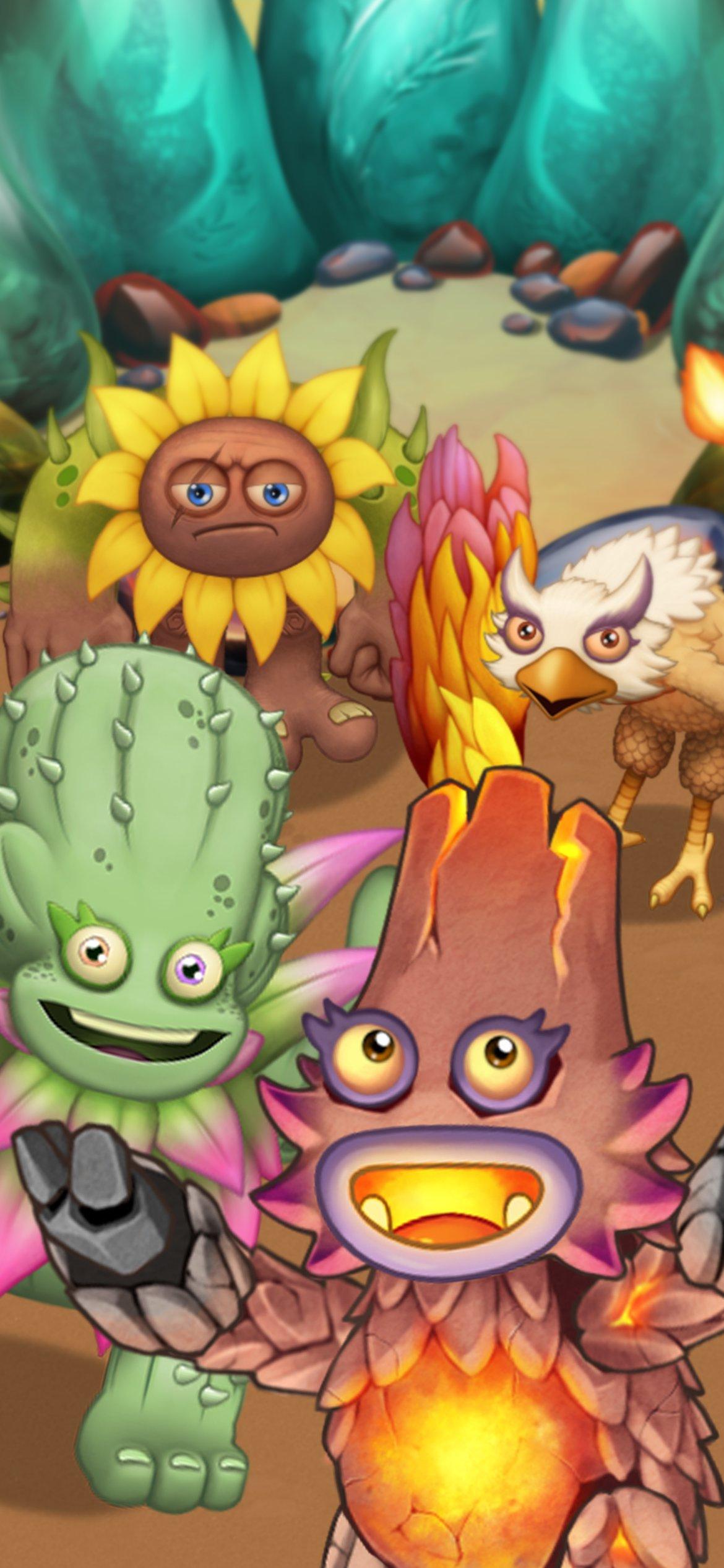 1170x2532 My Singing Monsters : there's nothing better than a campfire under the stars with your closest friends