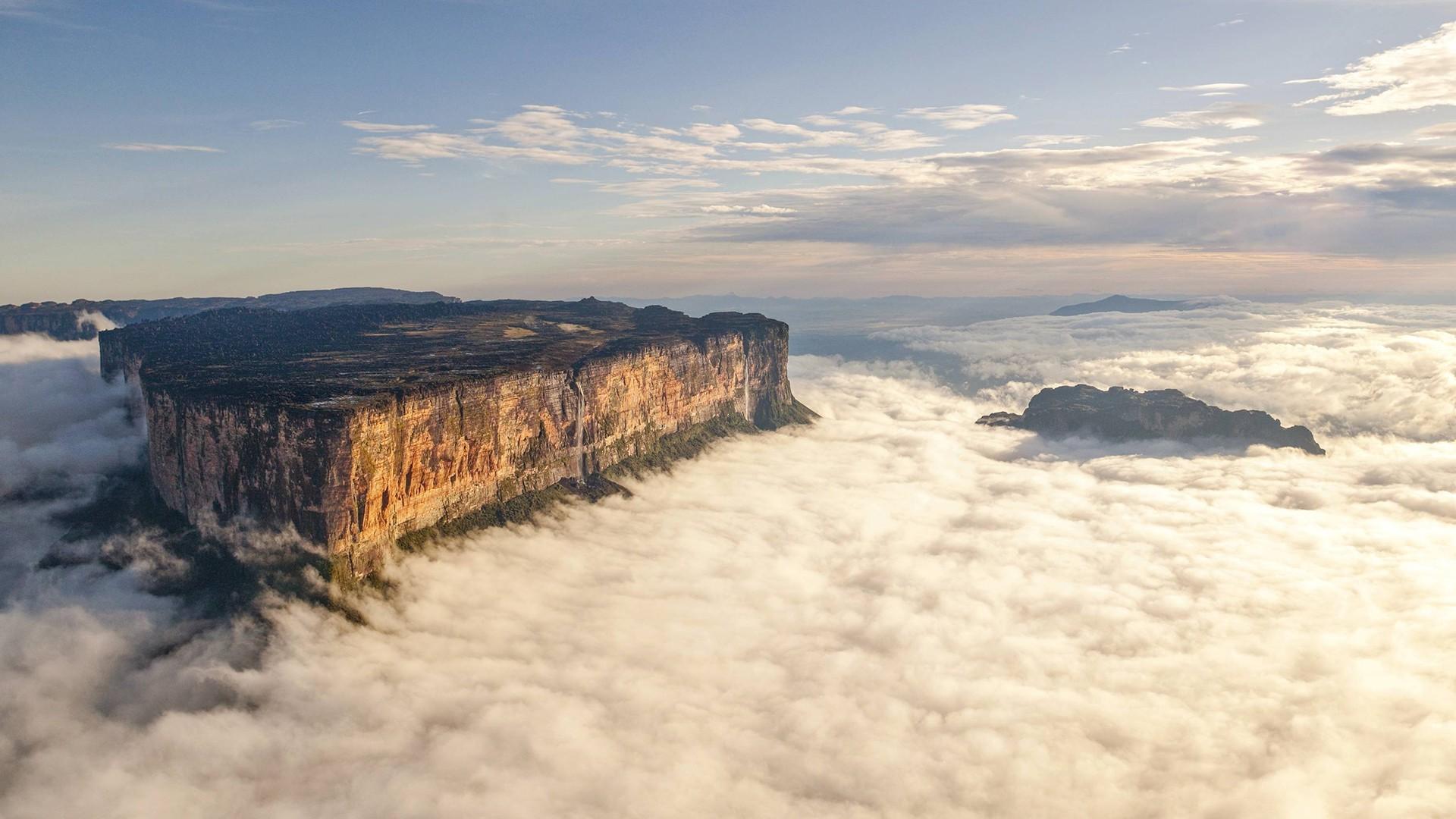 1920x1080 landscape, Mount Roraima, Mist Wallpaper HD / Desktop and Mobile Background