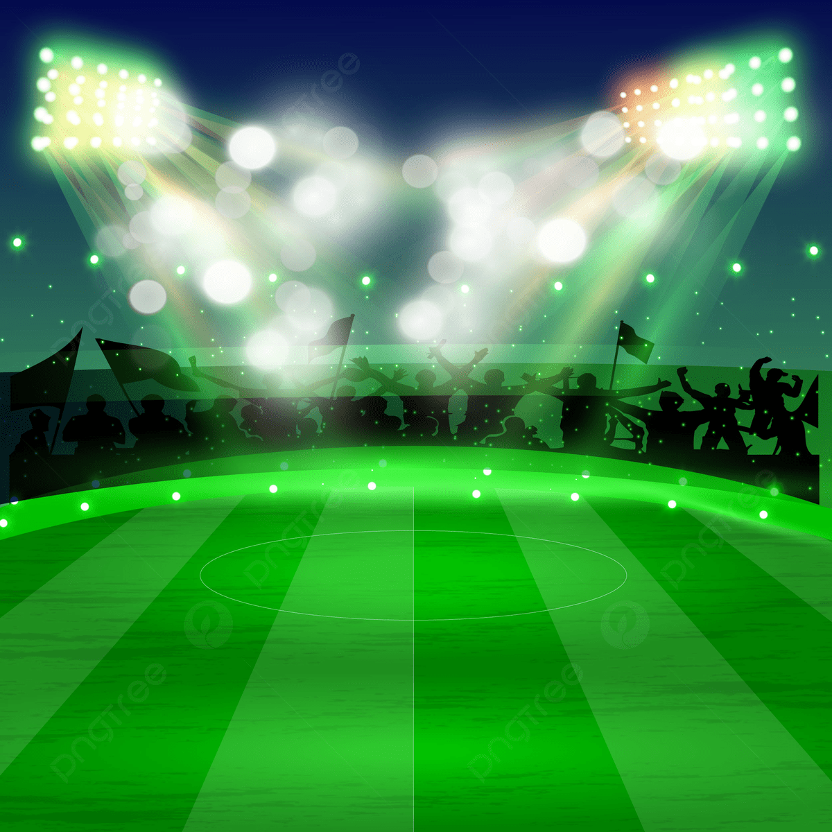 1200x1200 3D Empty American Football Stadium At Night, American Football, American Football Stadium, Football Stadium Background Image And Wallpaper for Free Download