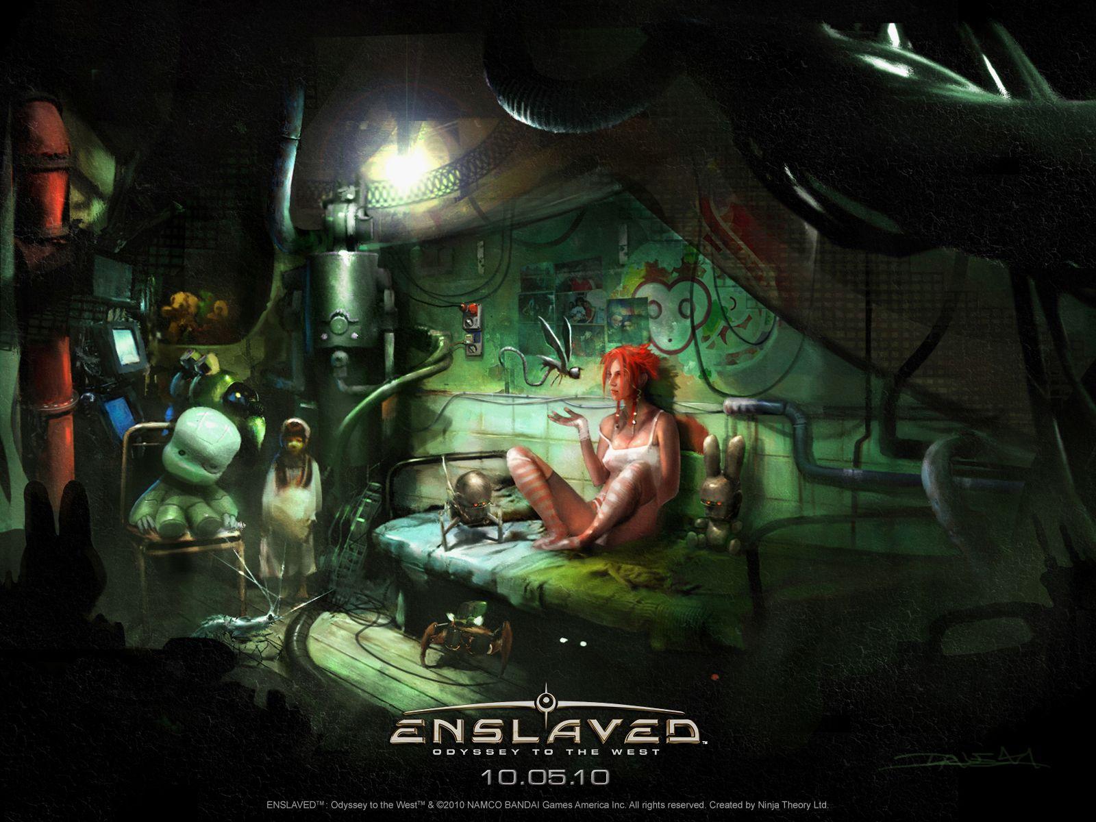 1600x1200 Enslaved: Odyssey to the West Trip Wallpaper. Cyberpunk room, Fantasy art, Sci fi concept art