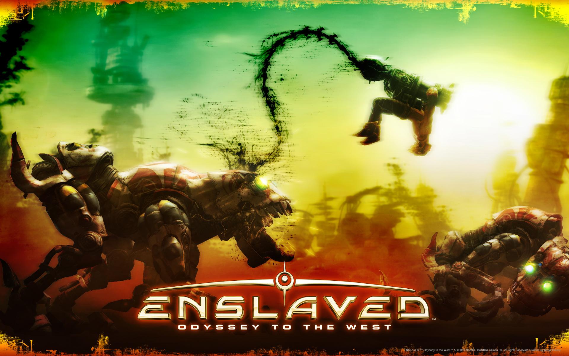 Enslaved odyssey. Enslaved: Odyssey to the West. Enslaved Odyssey to the West Ninja Theory. Игра enslaved Odyssey. Компьютерные игры обои.