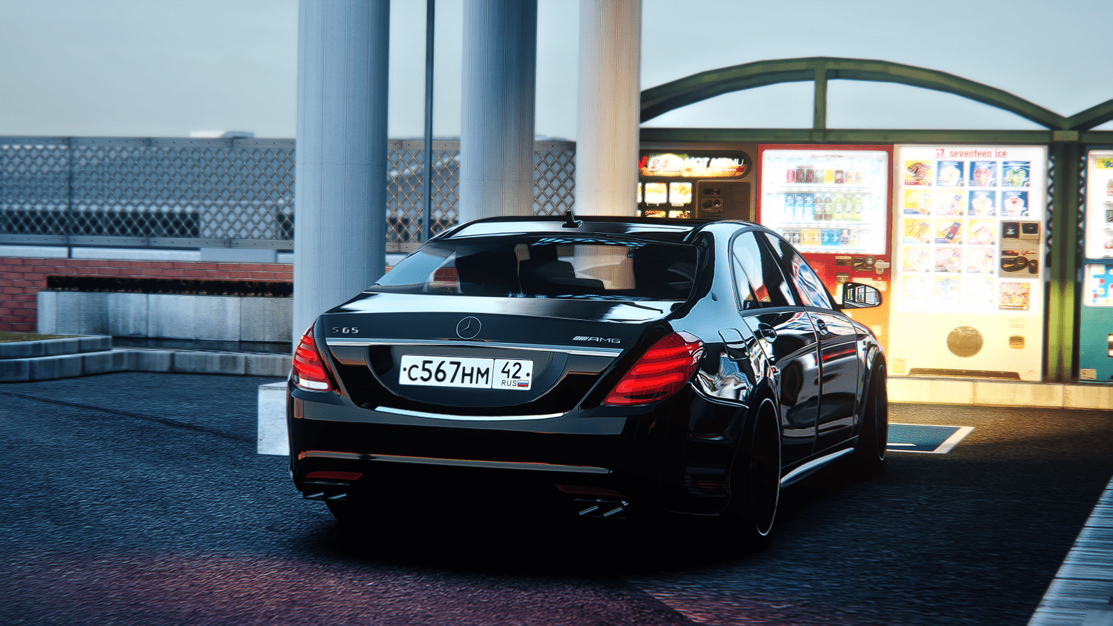 1600x900 Mercedes Benz S Class, Mercedes Benz S65 AMG, Drift, Assetto Corsa, Mercedes Benz Gallery HD Wallpaper