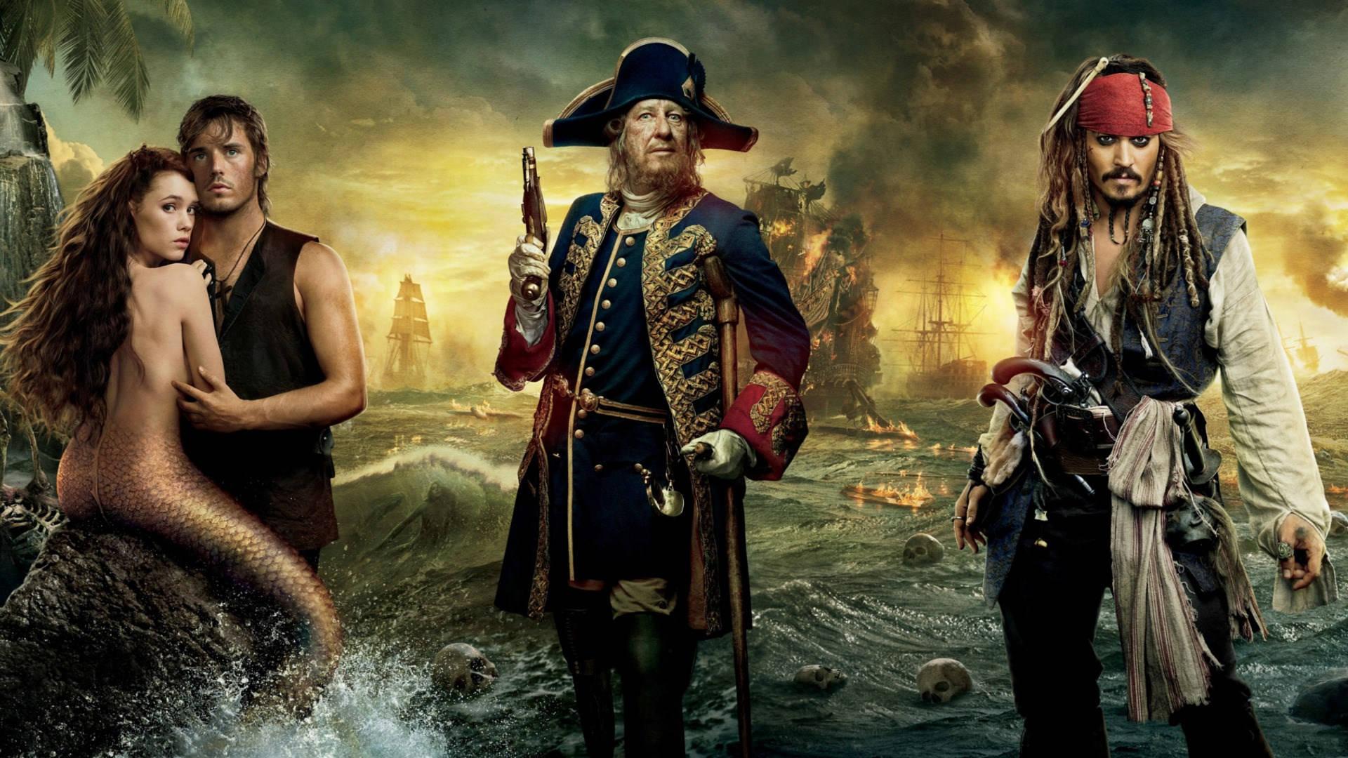 1920x1080 Download Geoffrey Rush Pirates Of The Caribbean Wallpaper
