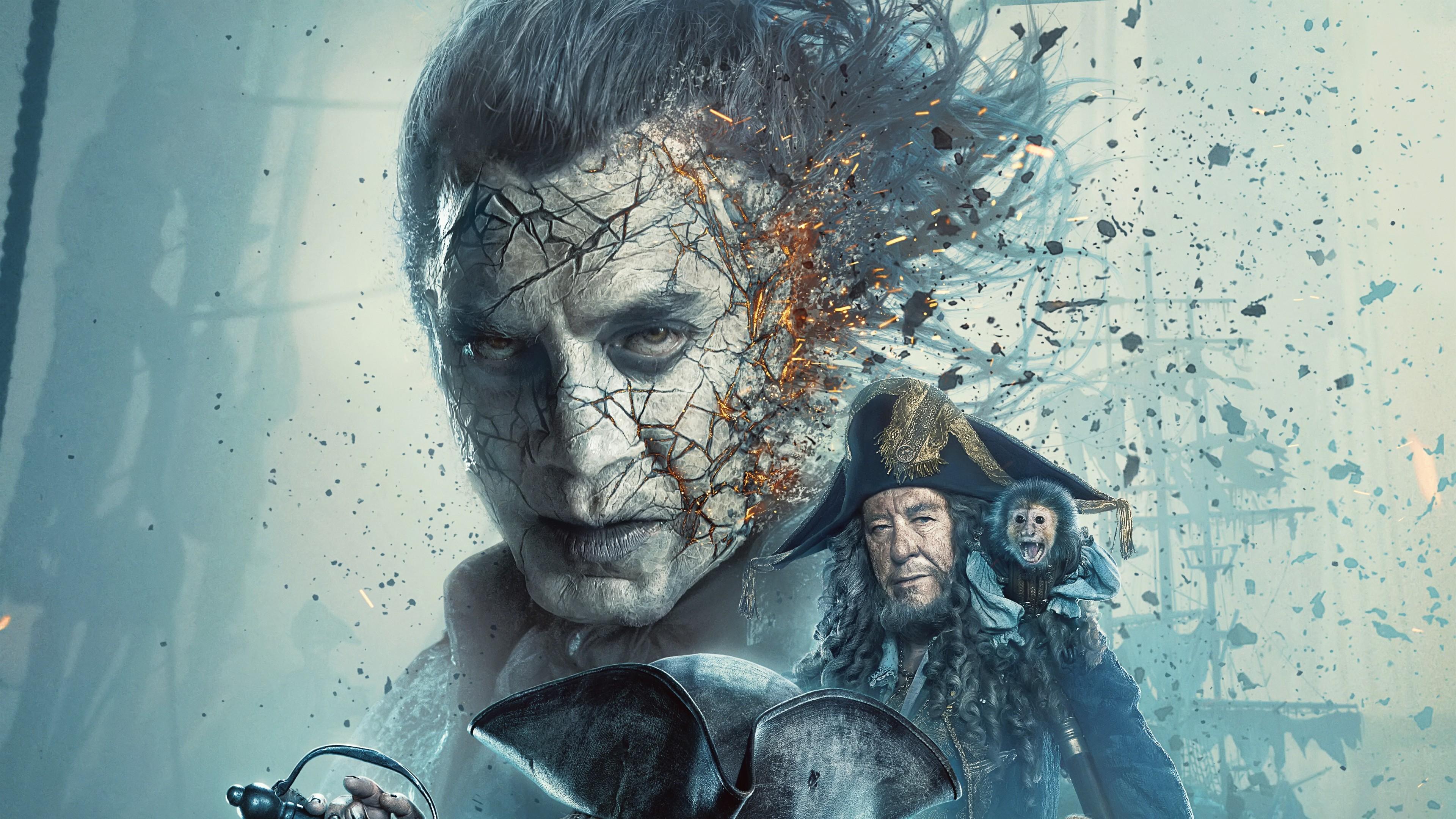 3840x2160 Wallpaper Pirates of the Caribbean: Dead Men Tell No Tales, best movies, Movies