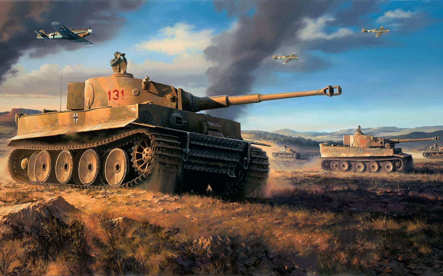 1680x1050 Wallpaper North Africa, tanks 1920x1080 Full HD 2K Picture, Image