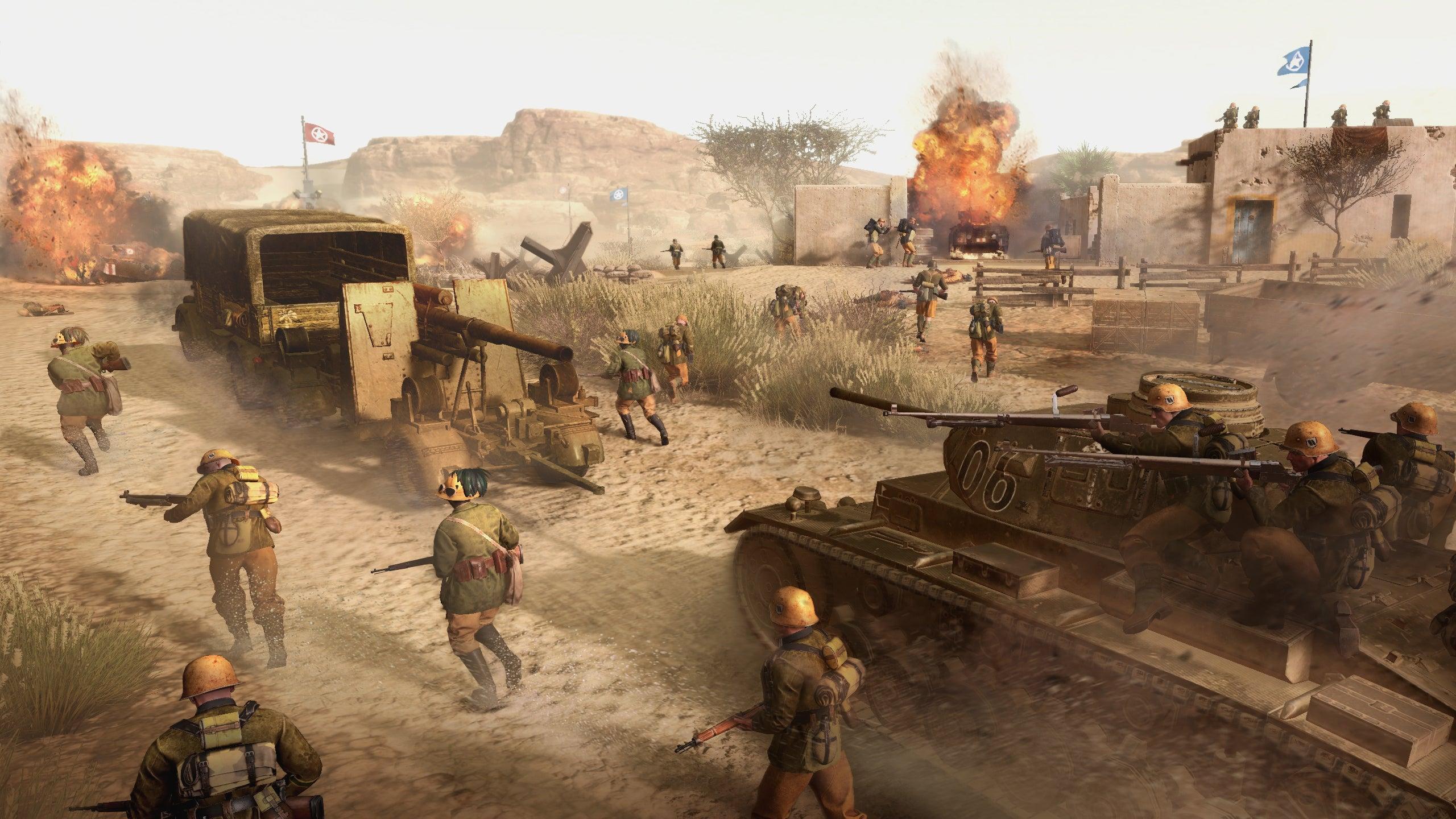 2560x1440 Slideshow: Company of Heroes 3 Africa Campaign Screenshots