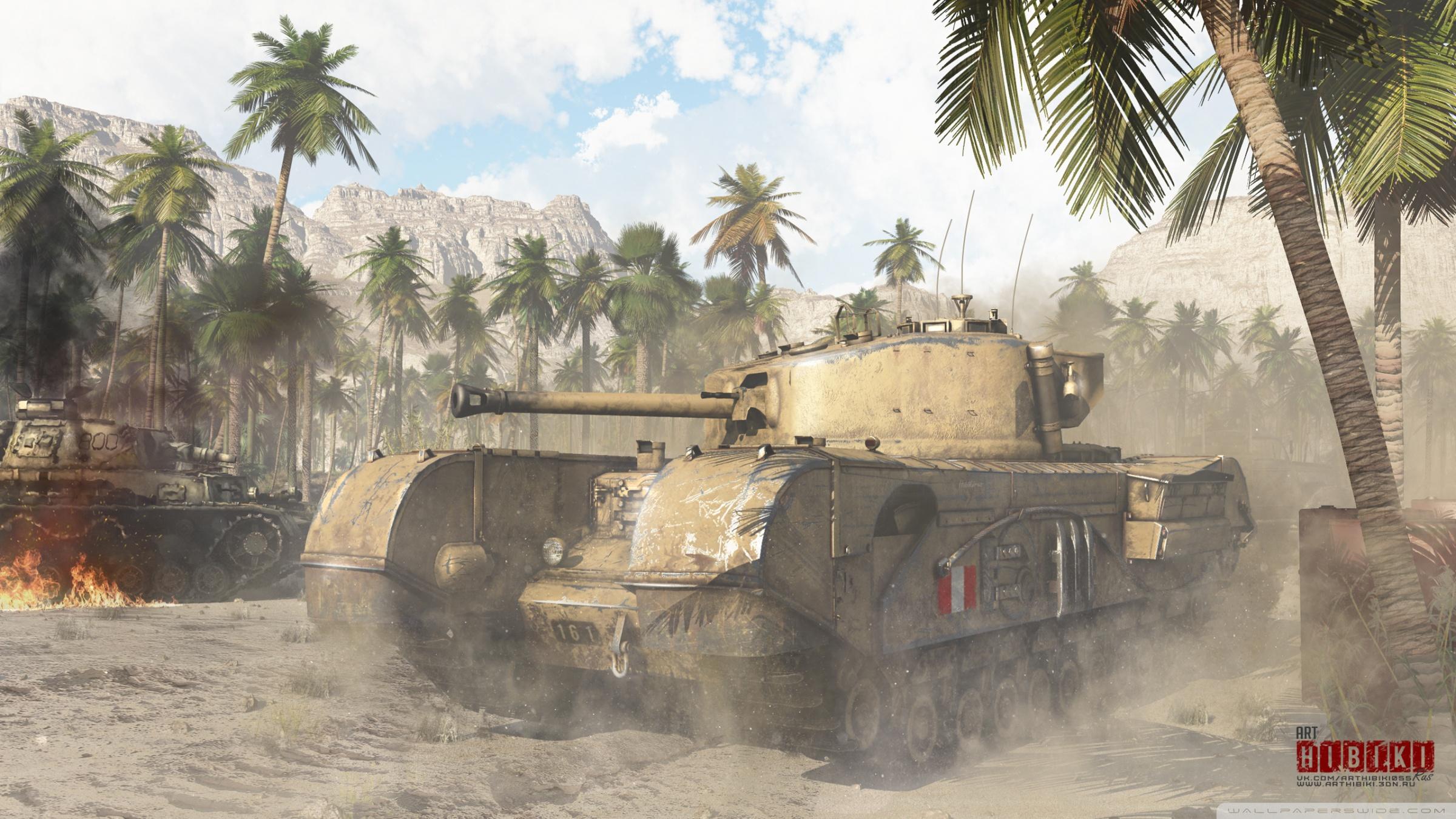 2400x1350 Churchill Mk.VII North Africa Ultra HD Desktop Background Wallpaper for 4K UHD TV : Widescreen & UltraWide Desktop & Laptop : Multi Display, Dual Monitor : Tablet