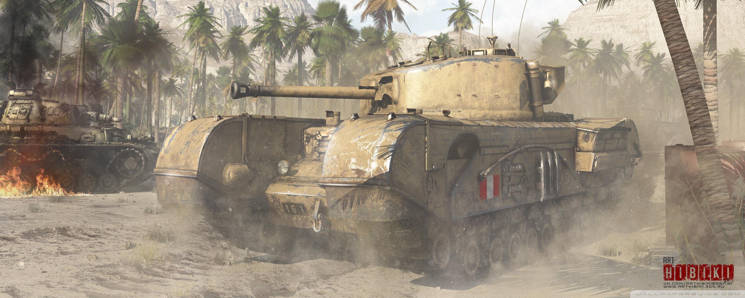 2560x1024 Churchill Mk.VII North Africa Ultra HD Desktop Background Wallpaper for 4K UHD TV : Widescreen & UltraWide Desktop & Laptop : Multi Display, Dual Monitor : Tablet