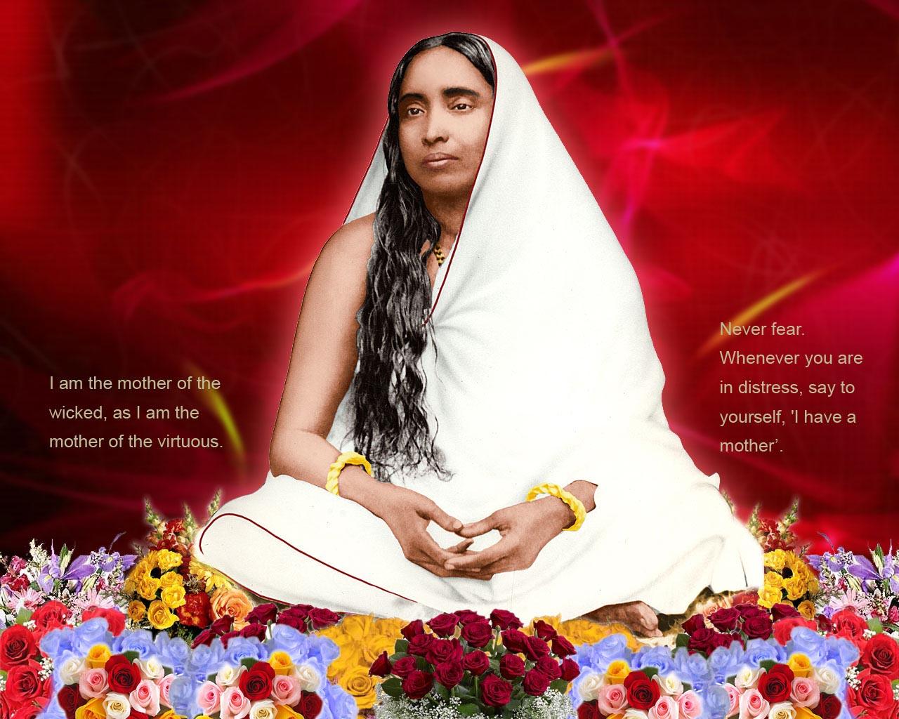 Sri Sarada Devi (vegetarian): The Manifestation of Divine Motherhood -  English