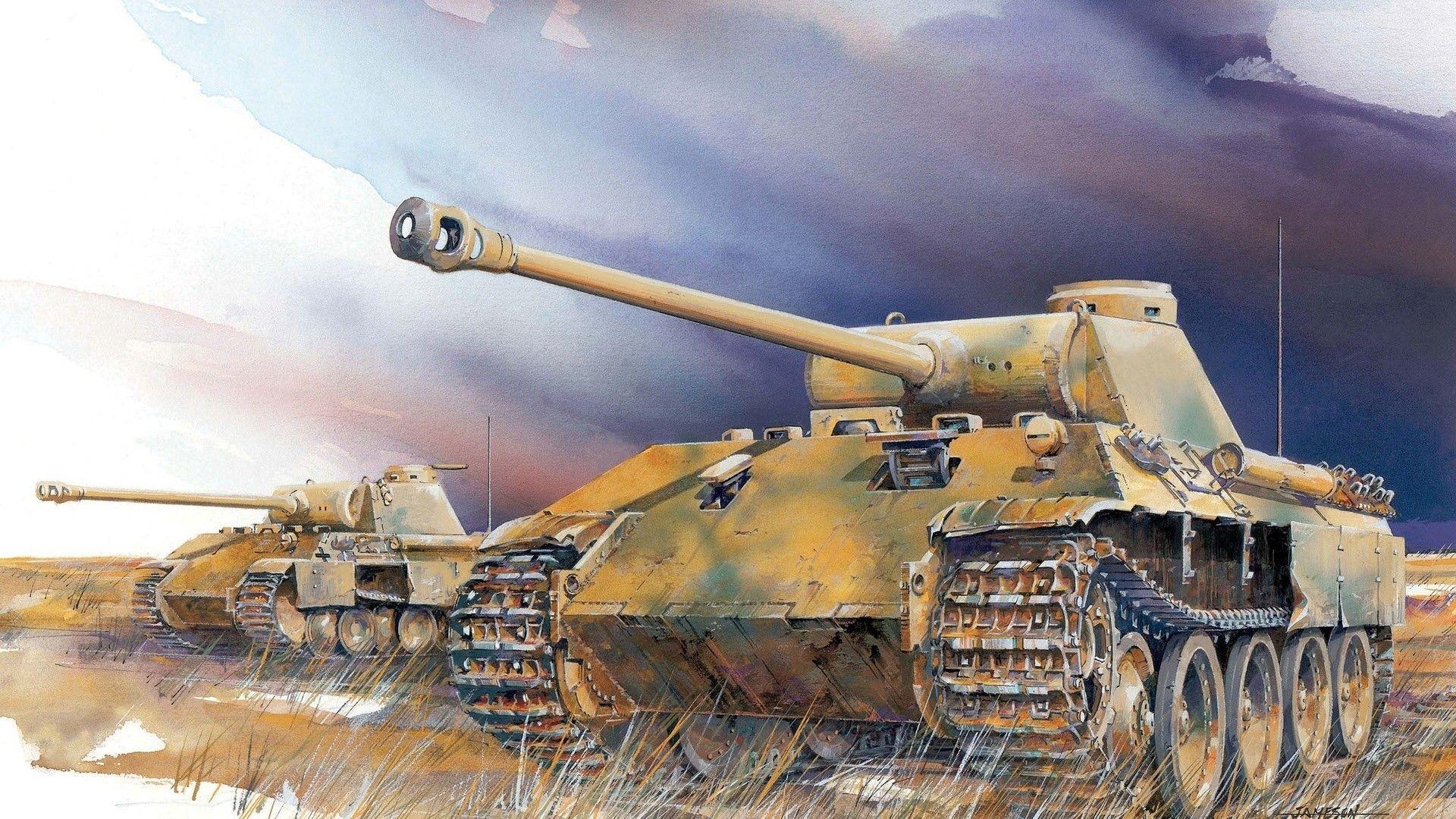 1920x1080 Ww2 Tank Wallpaper