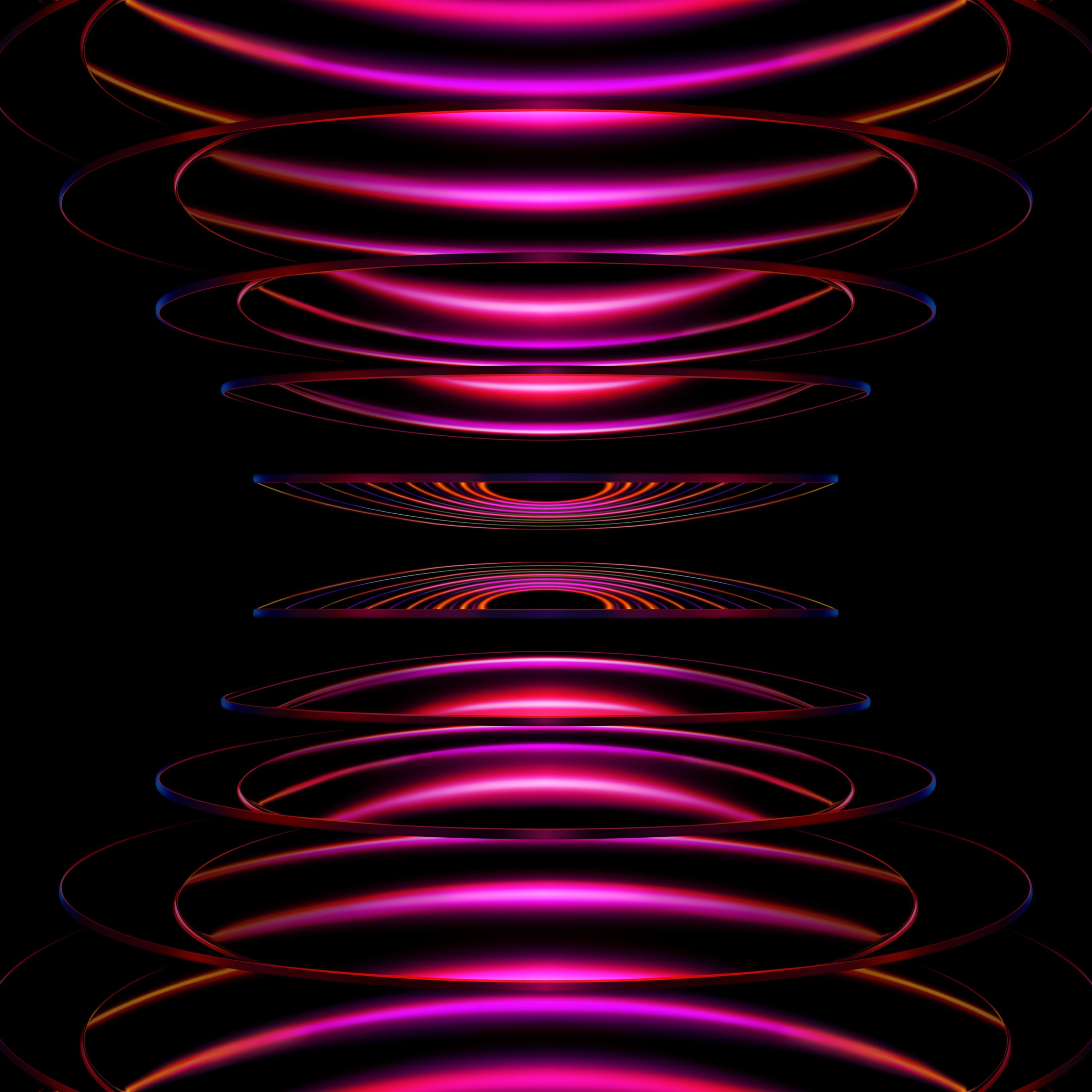 3208x3208 iPad Pro Wallpaper 4K, Stock, Black background