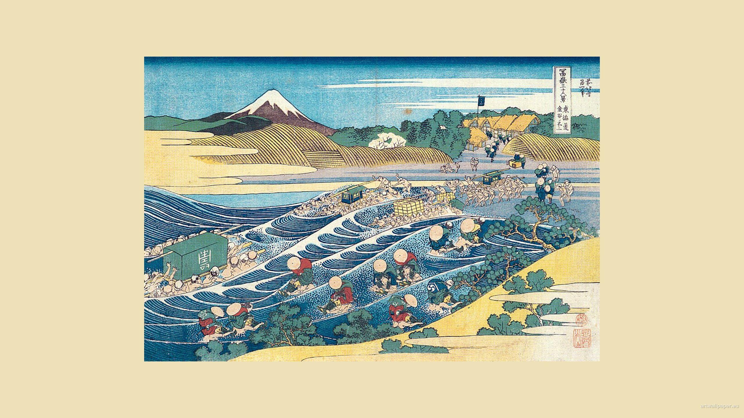 2560x1440 Hokusai Katsushika Wallpaper, Art Painting Wallpaper