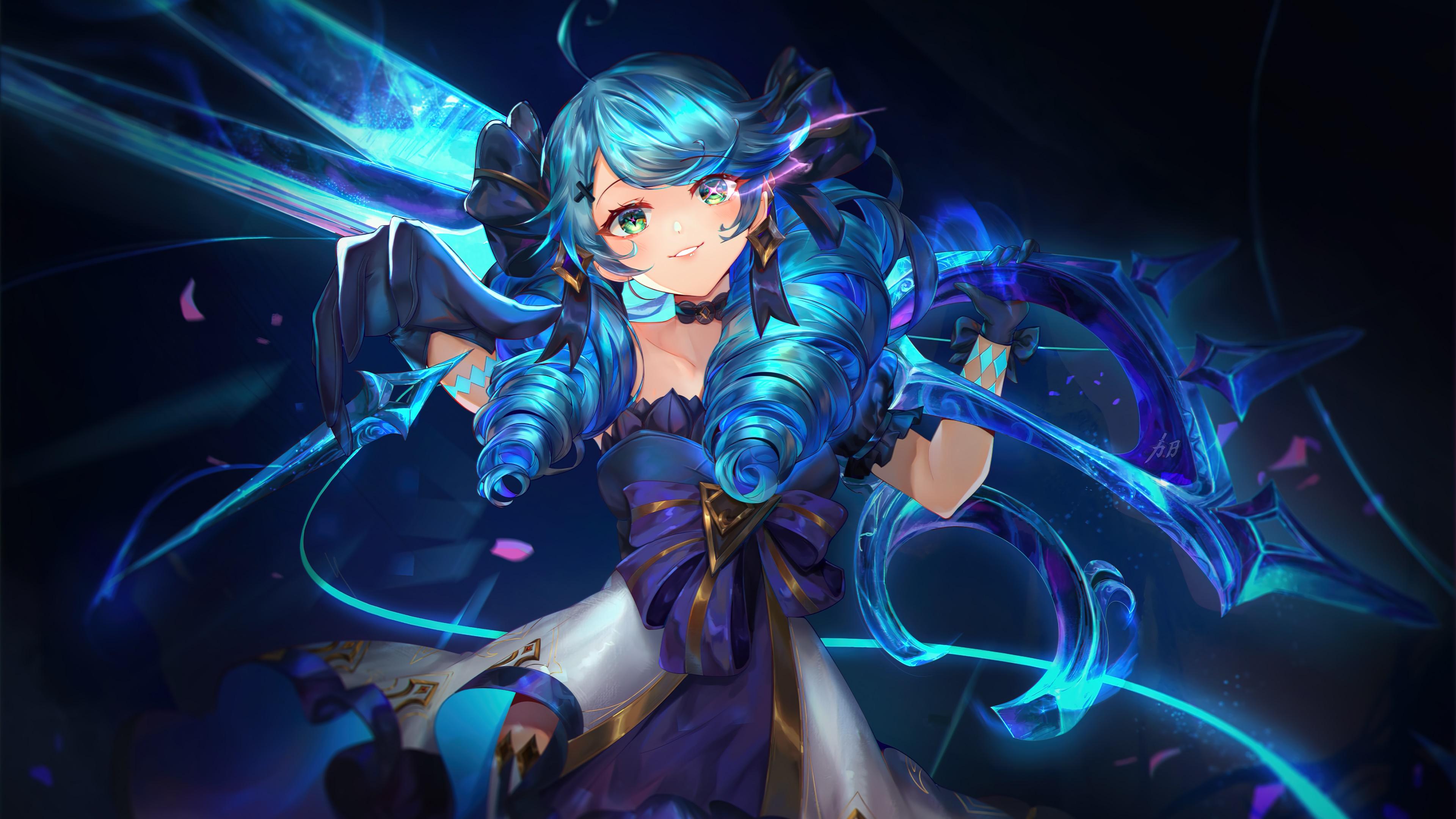 3840x2160 gwen, lol, league of legends, game, 4k, pc Gallery HD Wallpaper