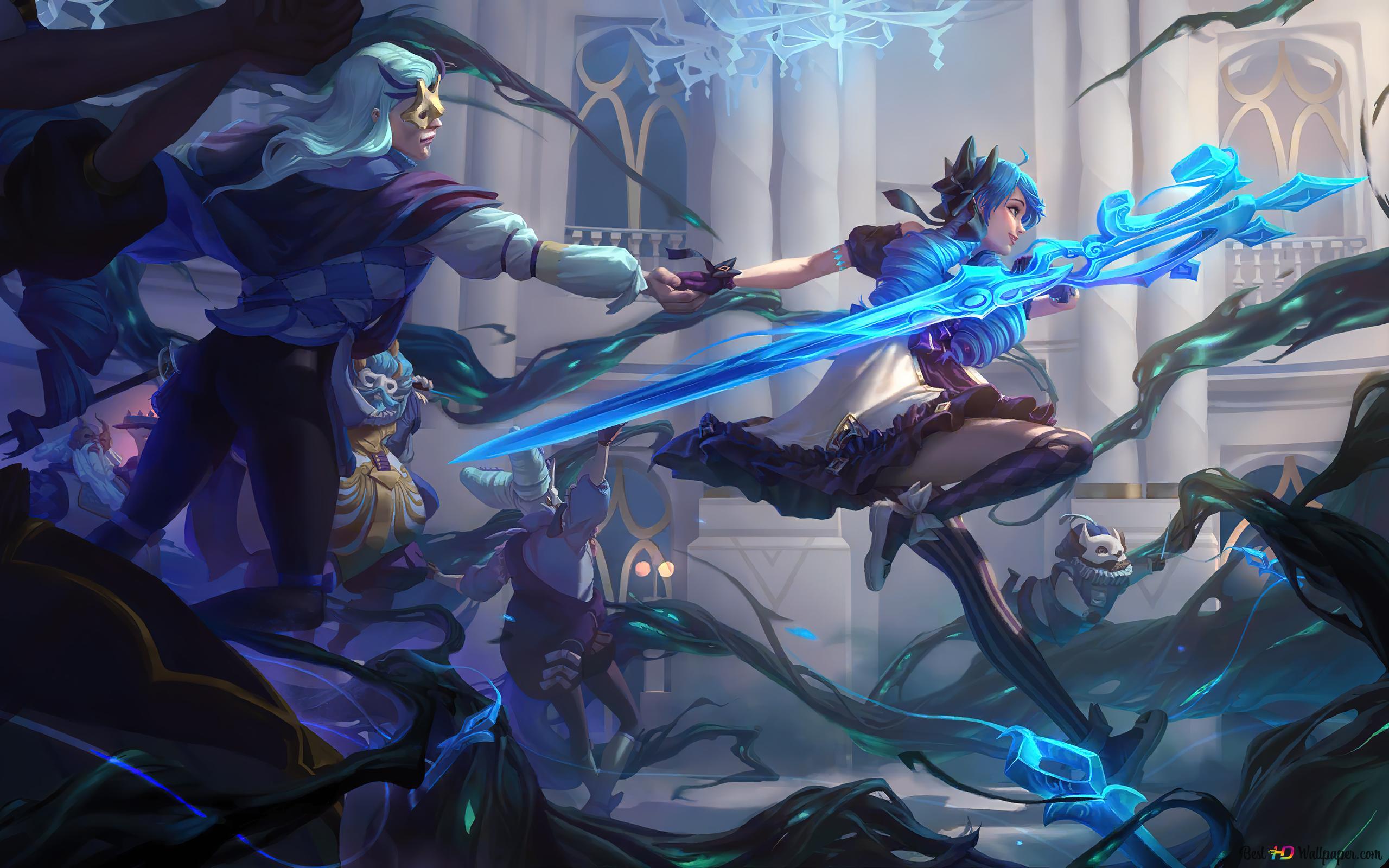 2560x1600 Shadow Isles 'Gwen' of Legends (LOL) 4K wallpaper download