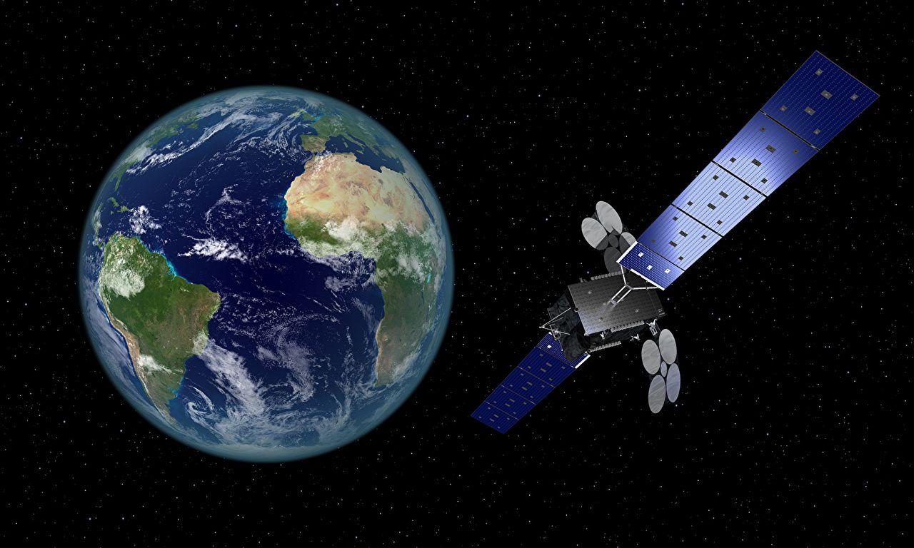 1280x768 Picture Earth Planets Satellite Yahsat satellite Space