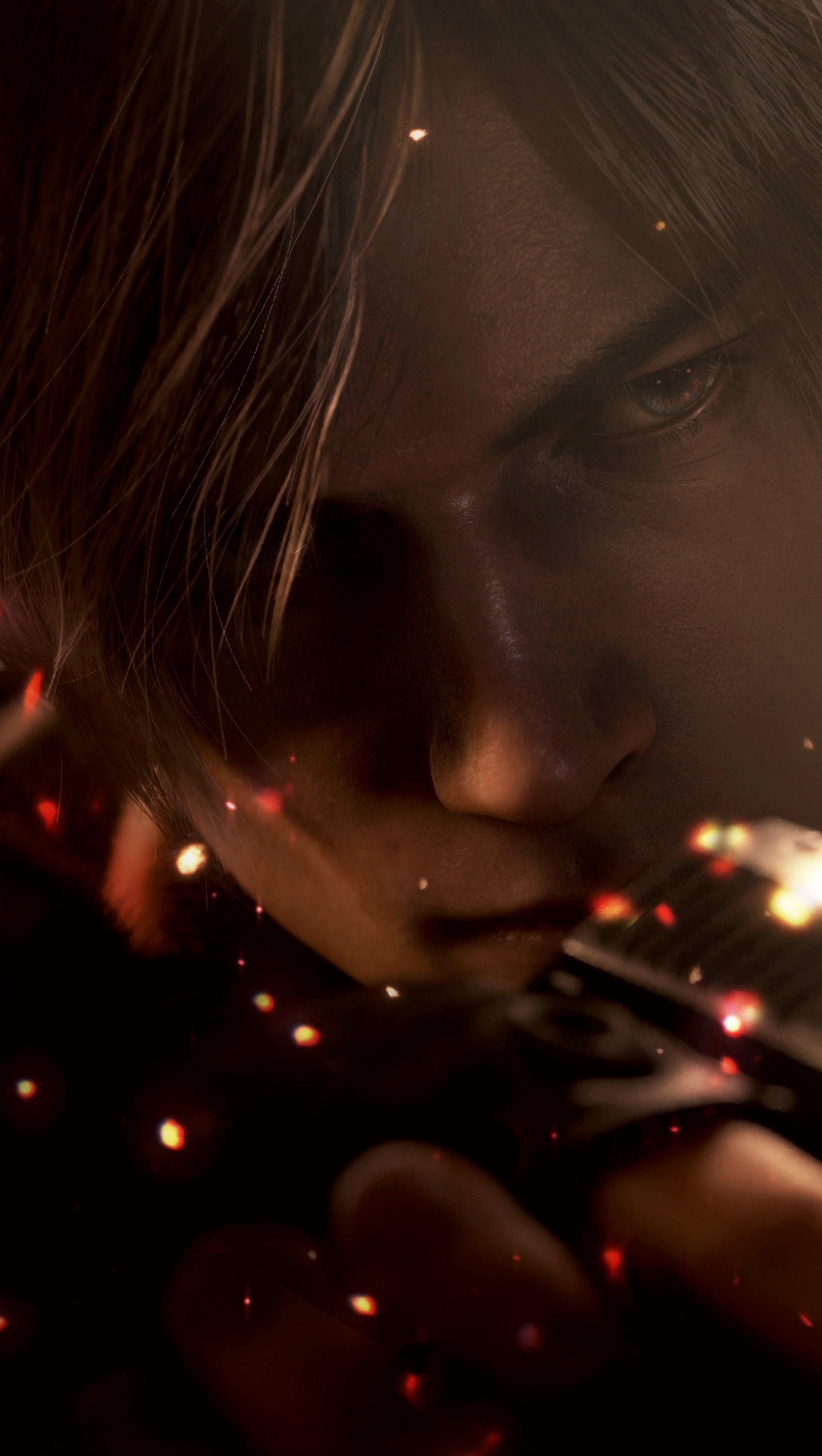 2440x4320 Leon Resident Evil 4 Remake Wallpaper