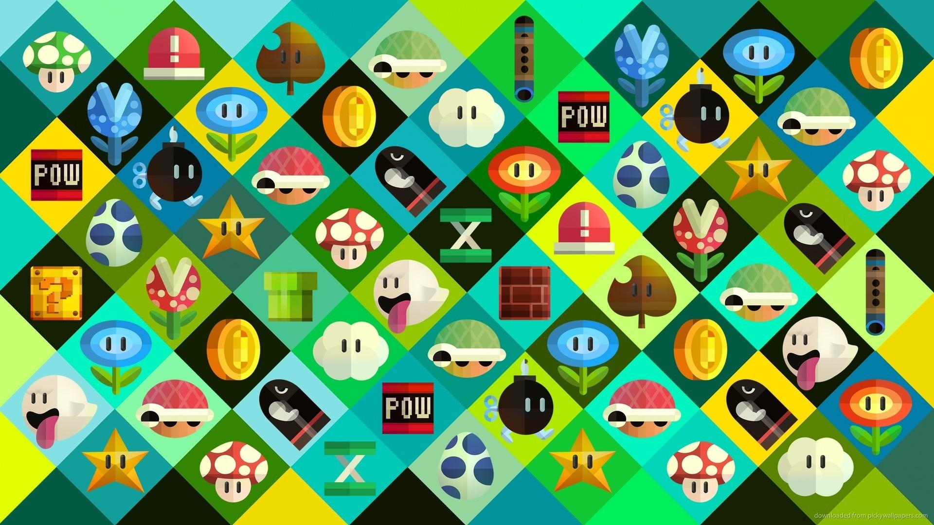 1920x1080 Super Mario World Map Wallpaper