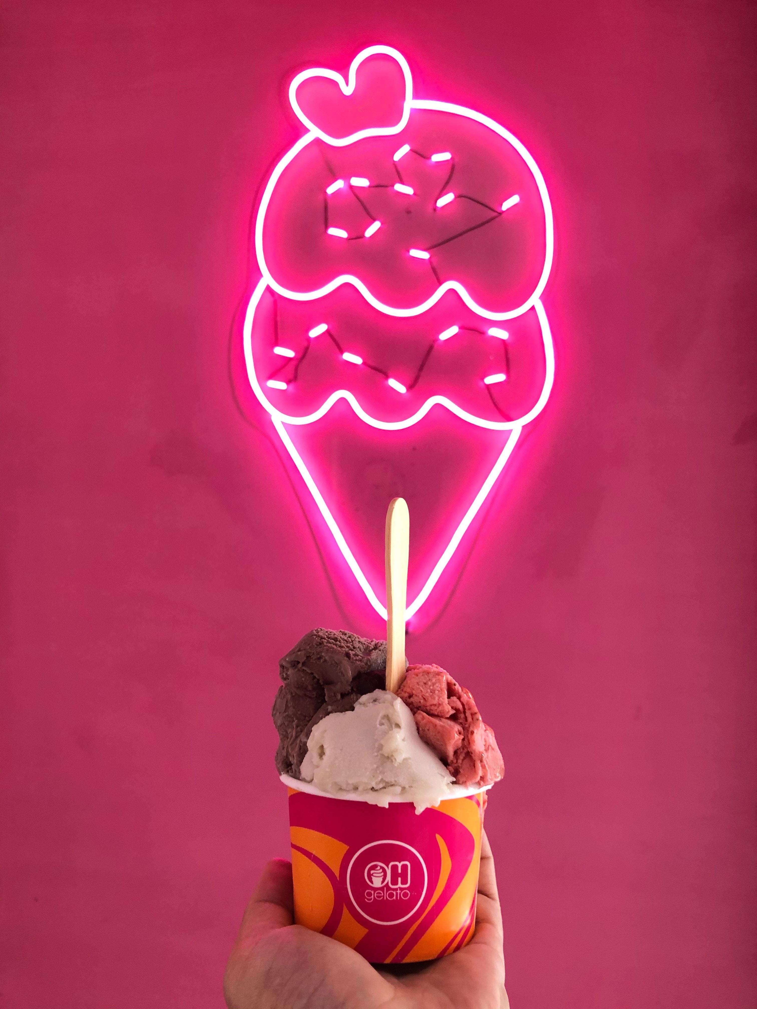 3024x4032 Pink and Brown Ice Cream · Free