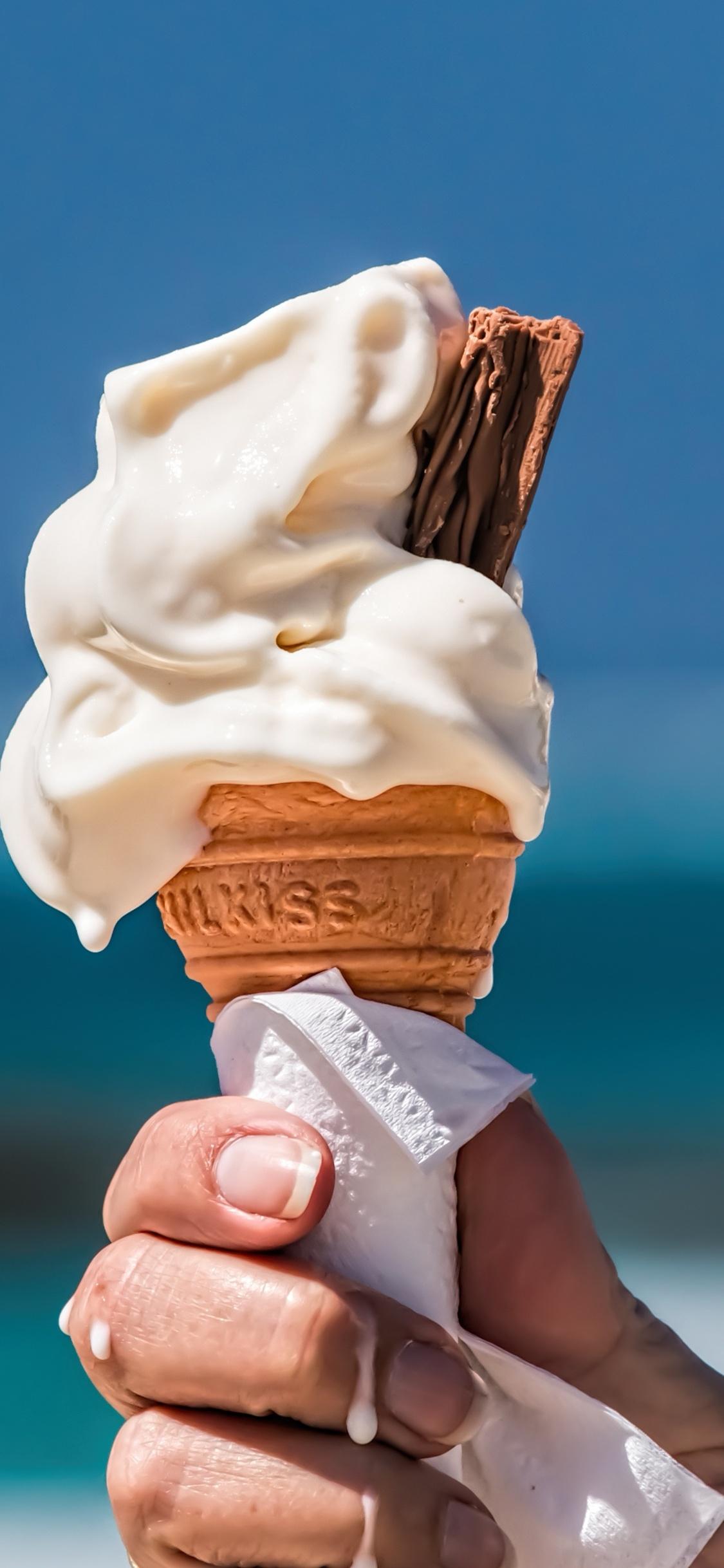 1125x2436 Ice Cream Cone Scoop iPhone XS, iPhone iPhone X HD 4k Wallpaper, Image, Background, Photo and Picture