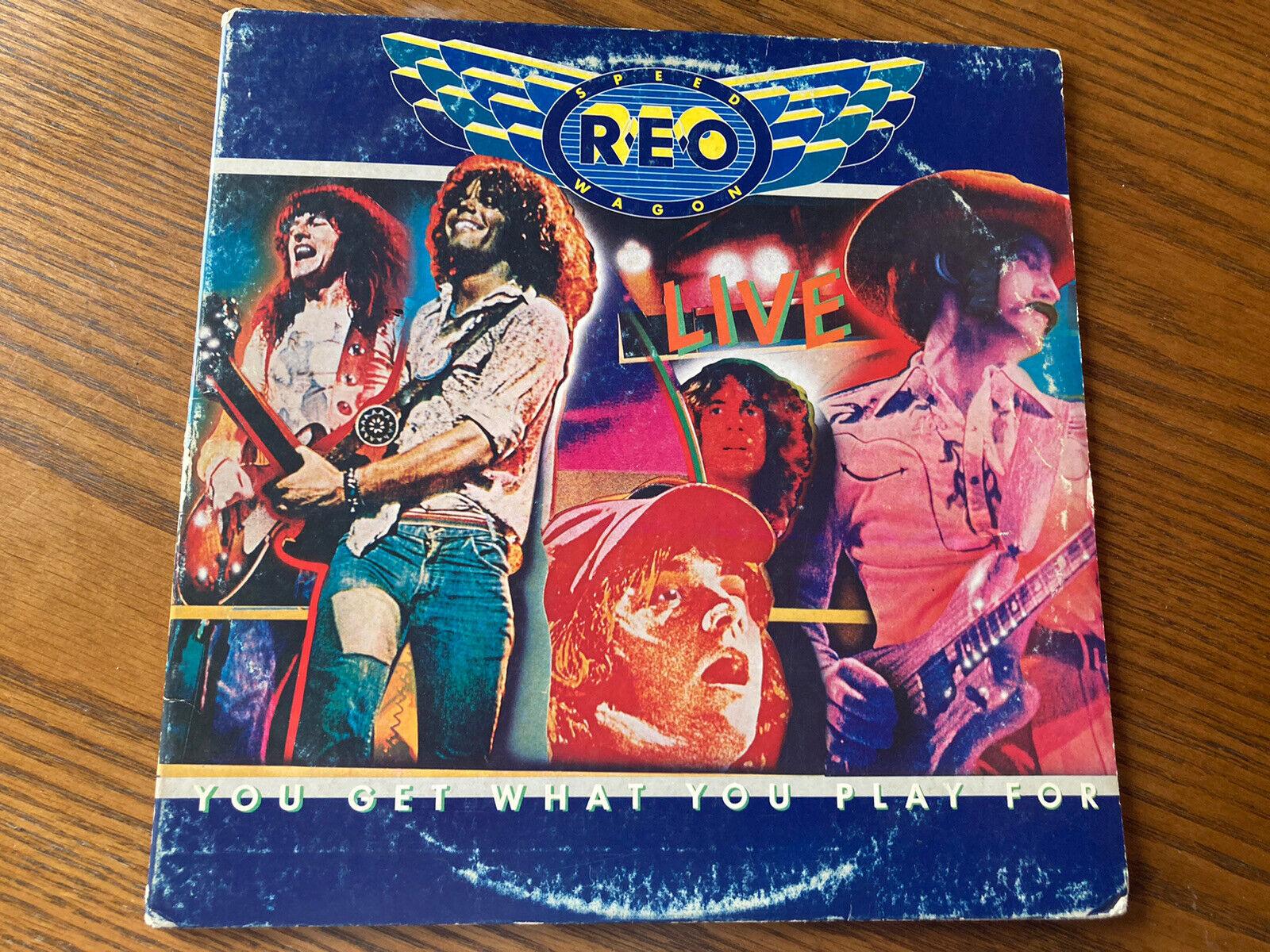 1600x1200 REO SPEEDWAGON “You Get What You Play For” LP (1977) Live, Double Album Gatefold