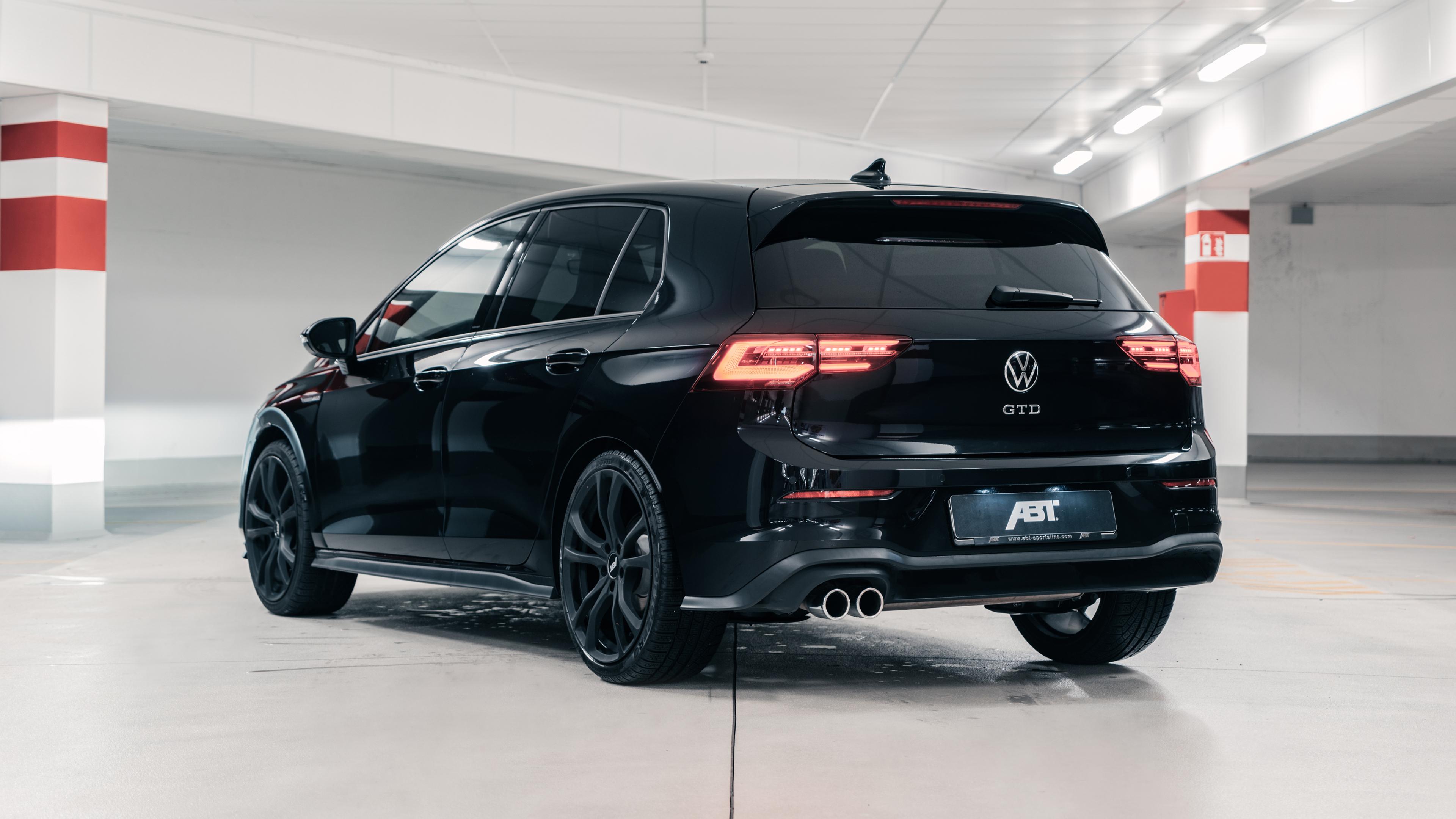 3840x2160 ABT Volkswagen Golf GTD 2021 4K 2 Wallpaper Car Wallpaper
