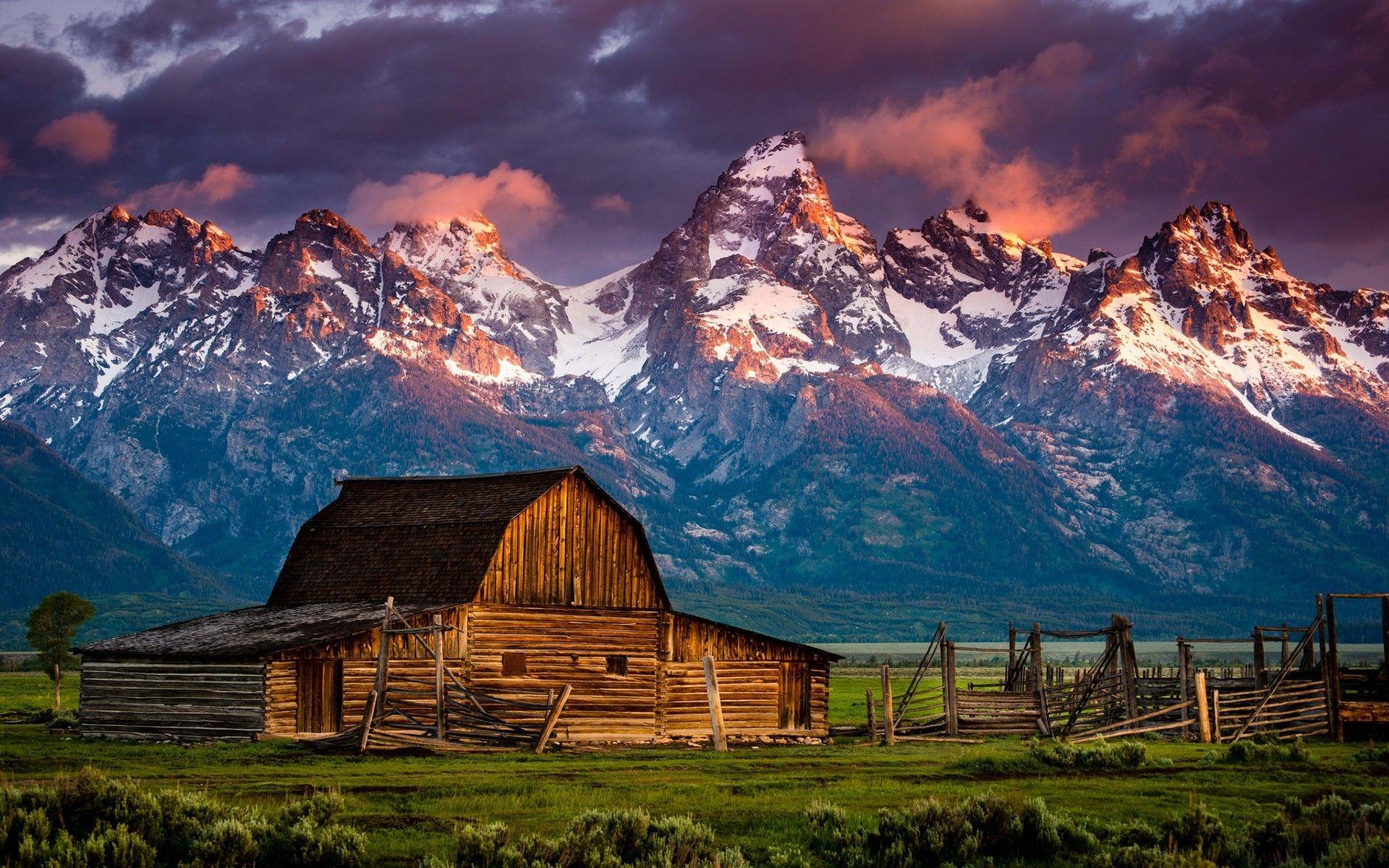 1920x1200 Log Cabin Wallpaper