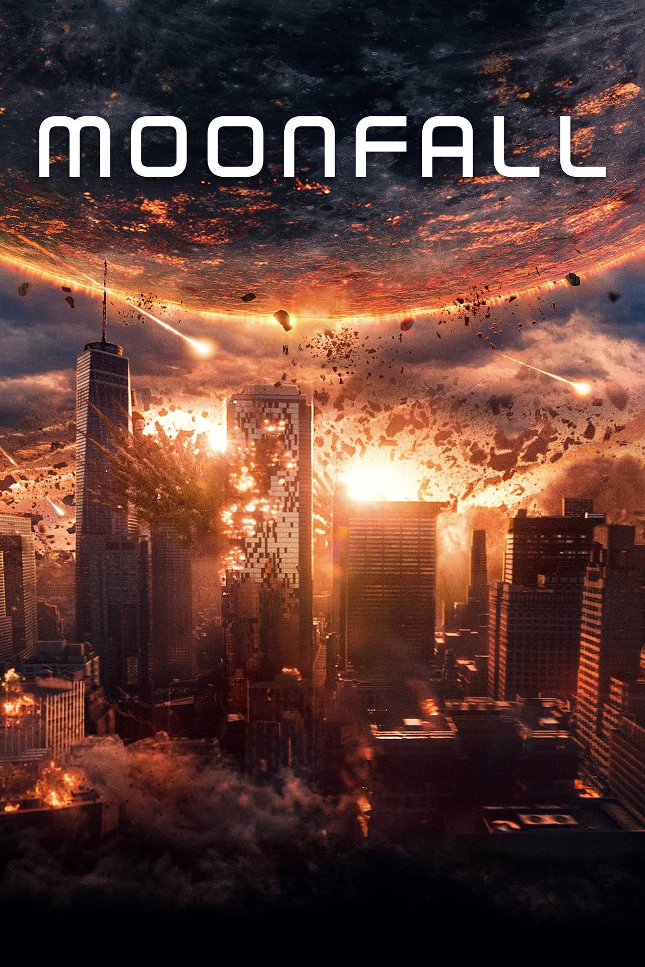 1280x1920 Download Moonfall Destroyed City Wallpaper