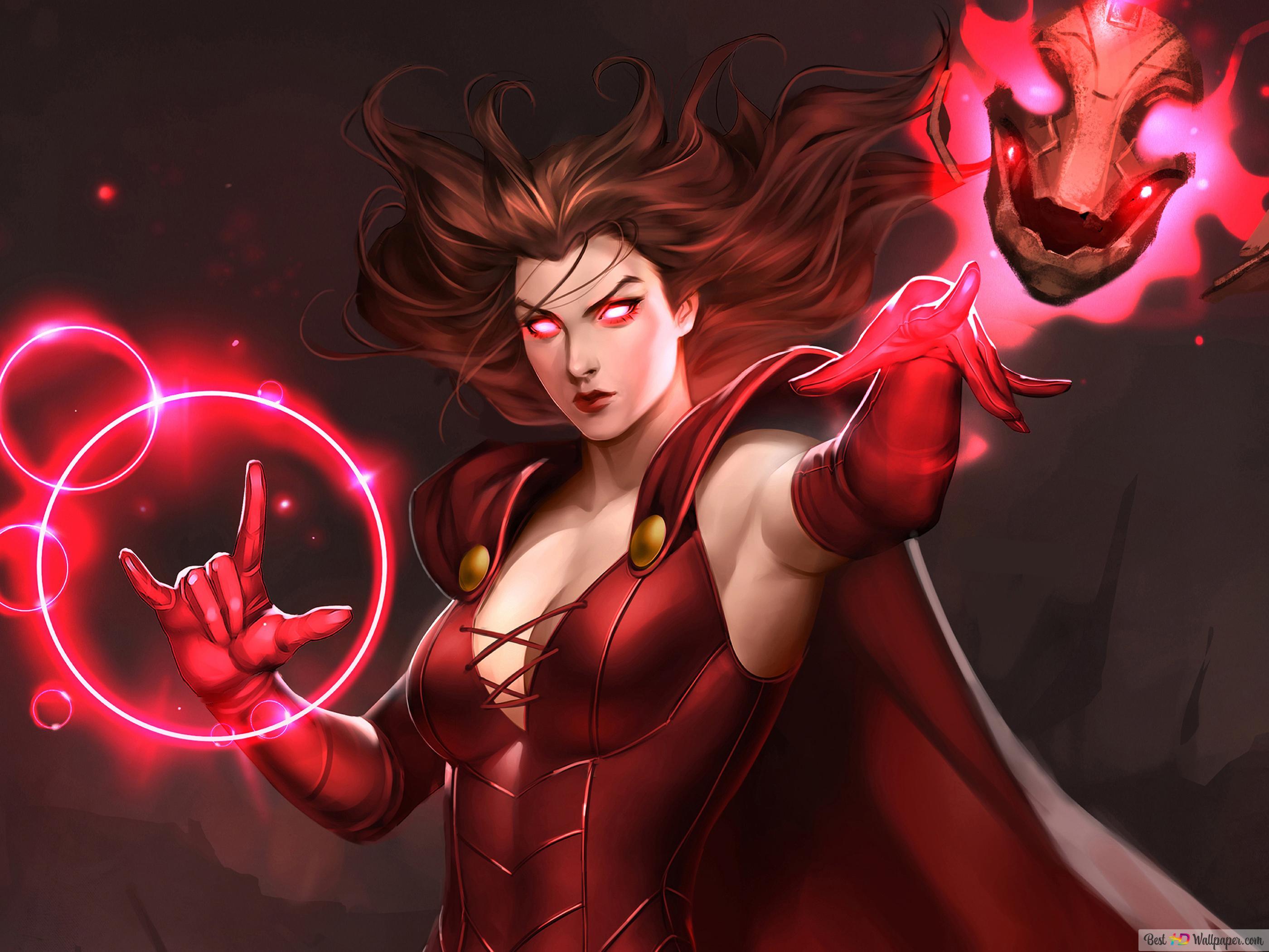 2800x2100 Scarlet Witch (Wanda Maximoff) Marvel Comics 4K wallpaper download