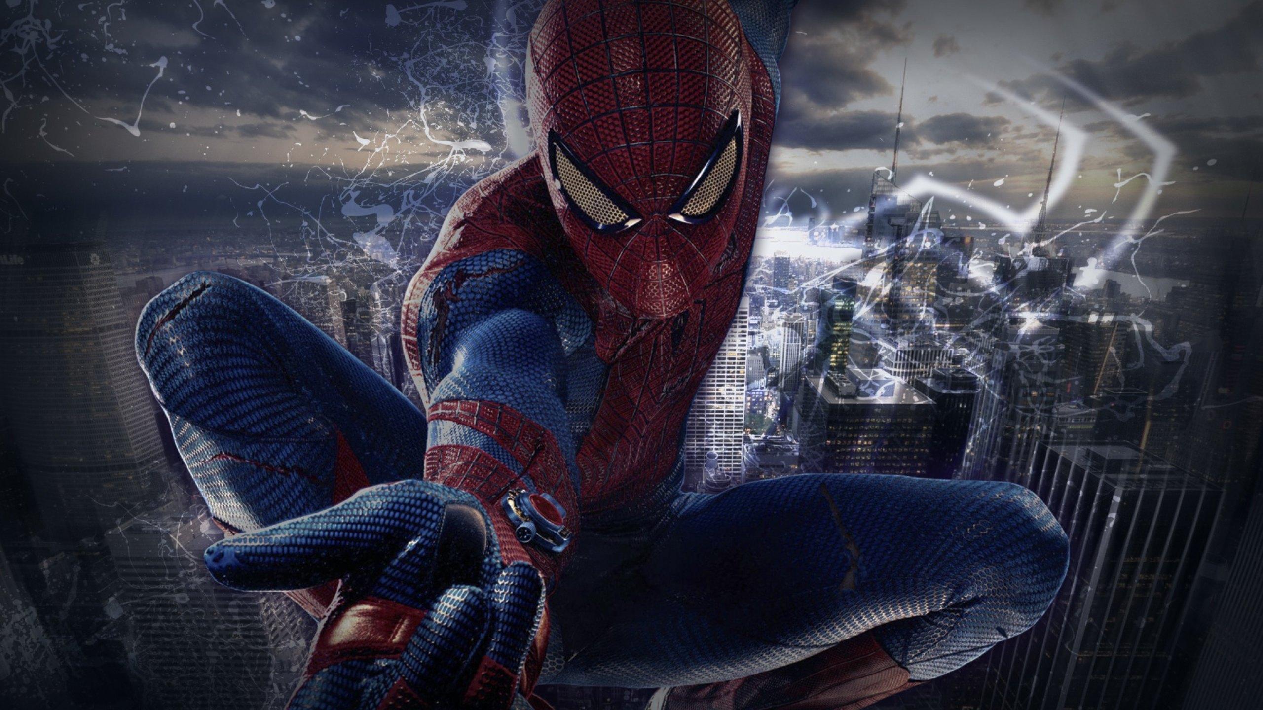 2560x1440 Mobile wallpaper: Spider Man, Movie, The Amazing Spider Man, 438962 download the picture for free