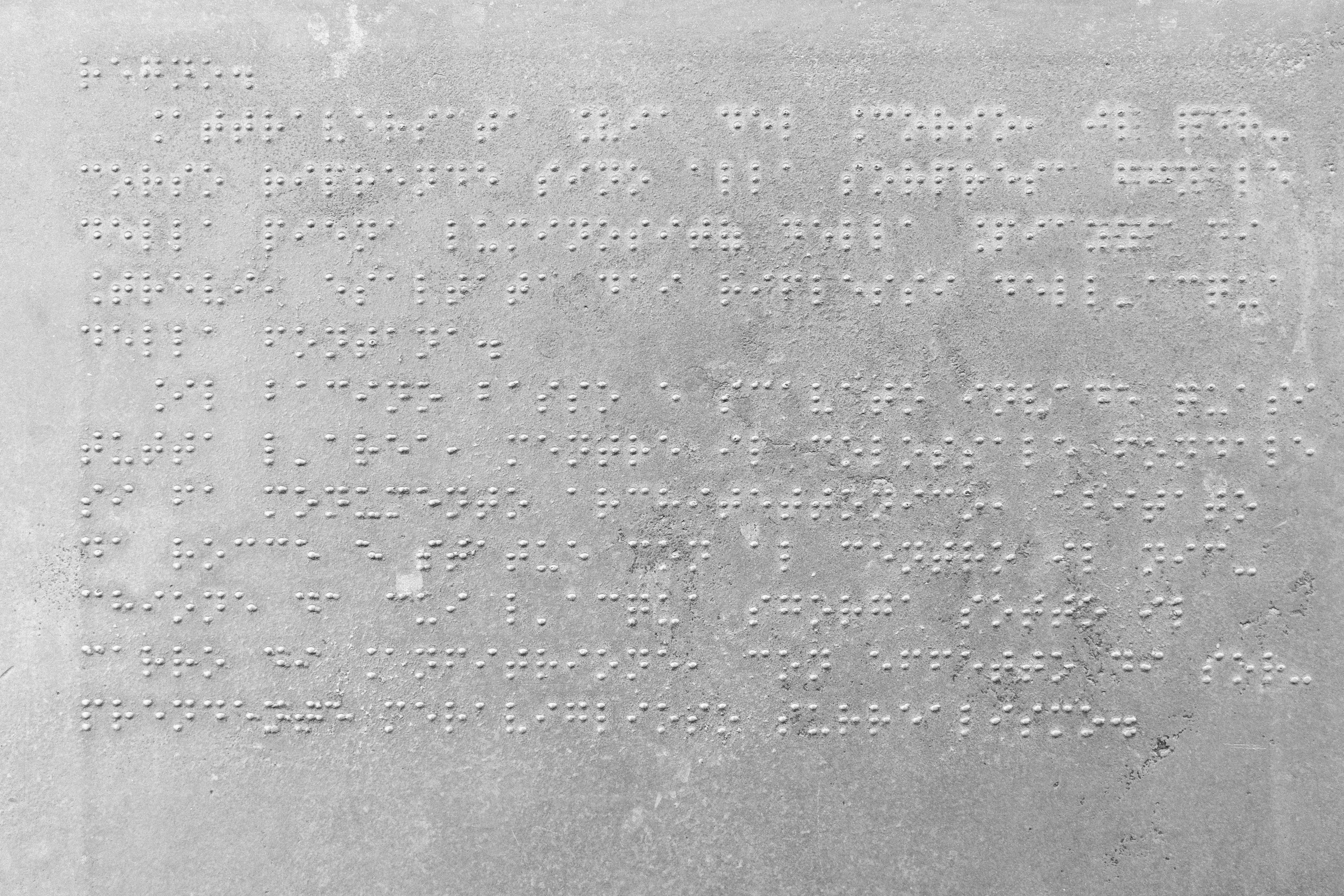 6000x4000 January is Braille Awareness Month