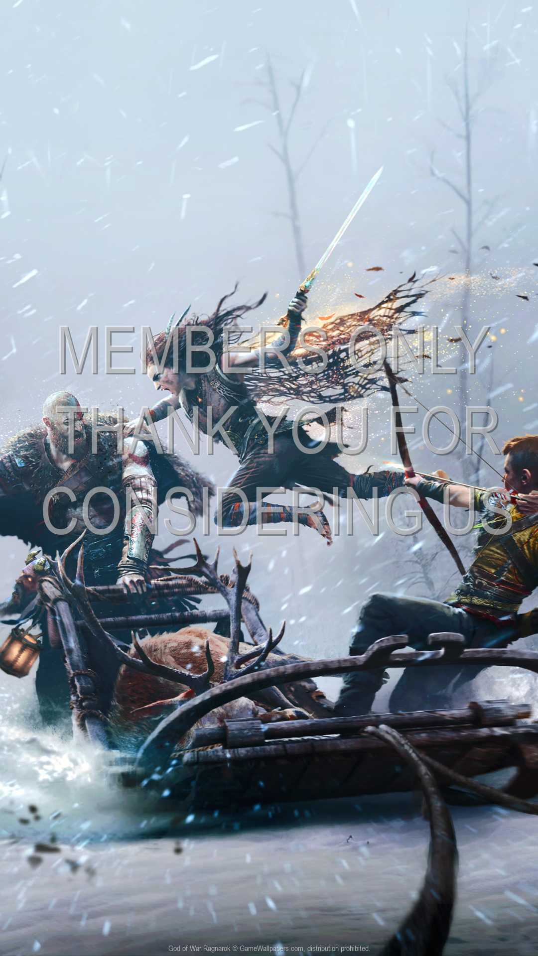 1080x1920 God of War: Ragnarok wallpaper 02 1080p Vertical