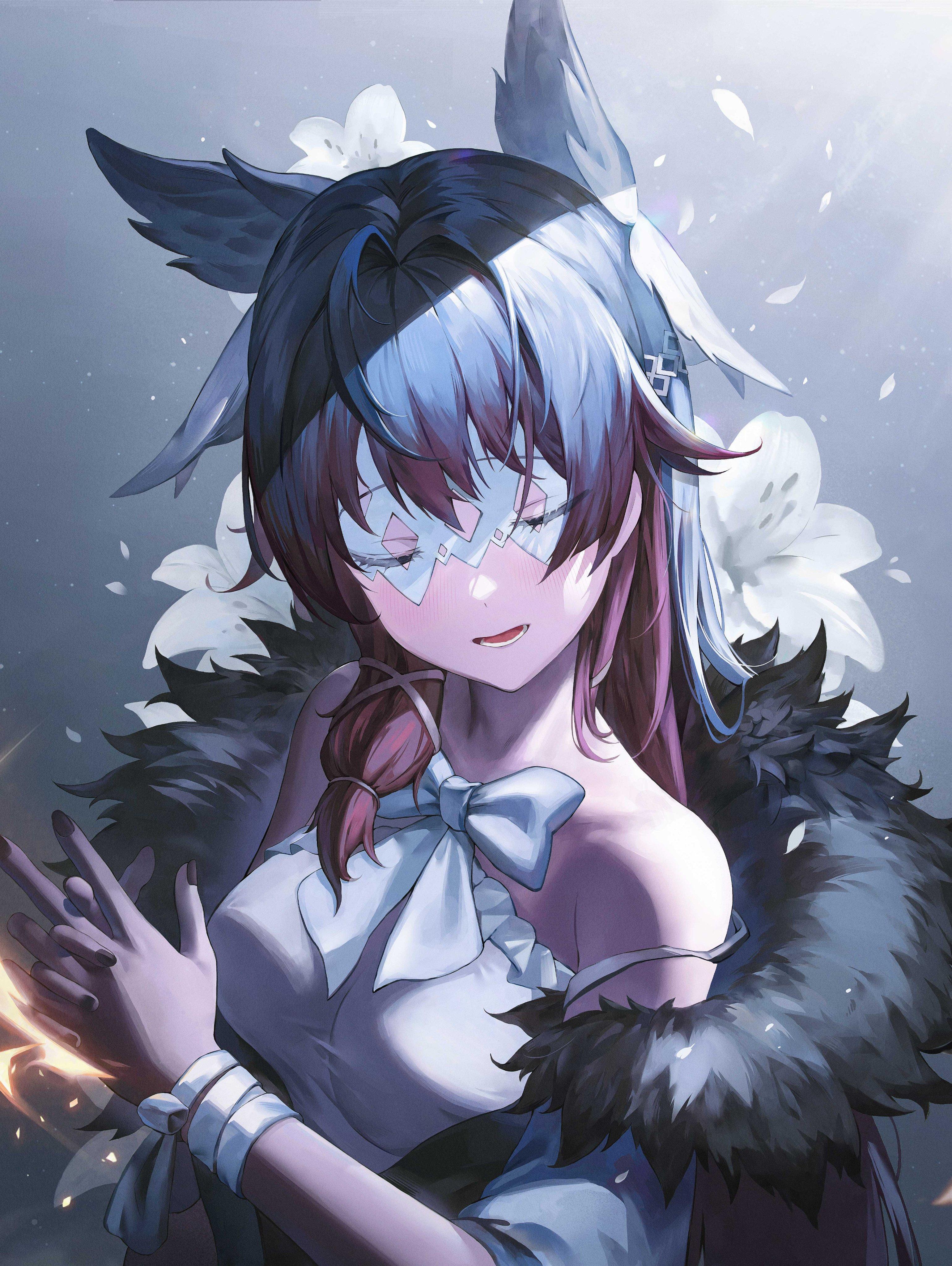 3080x4096 columbina (genshin impact) drawn
