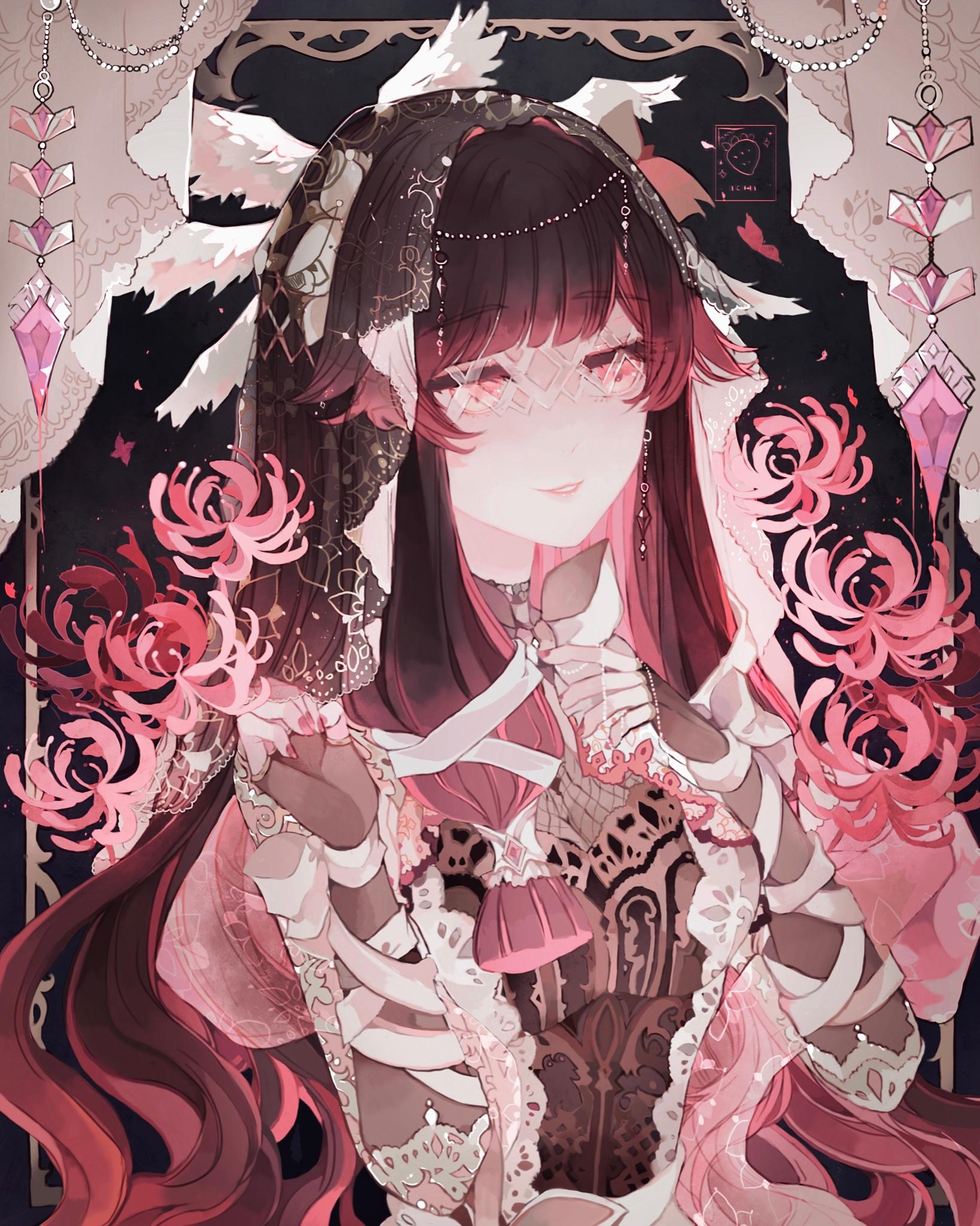 1638x2048 columbina (genshin impact) drawn