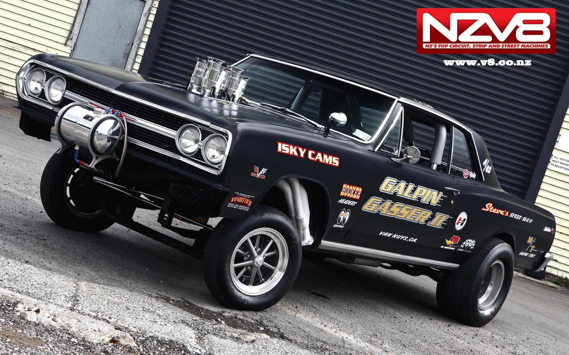 1920x1200 Chevy Drag Car Wallpaper
