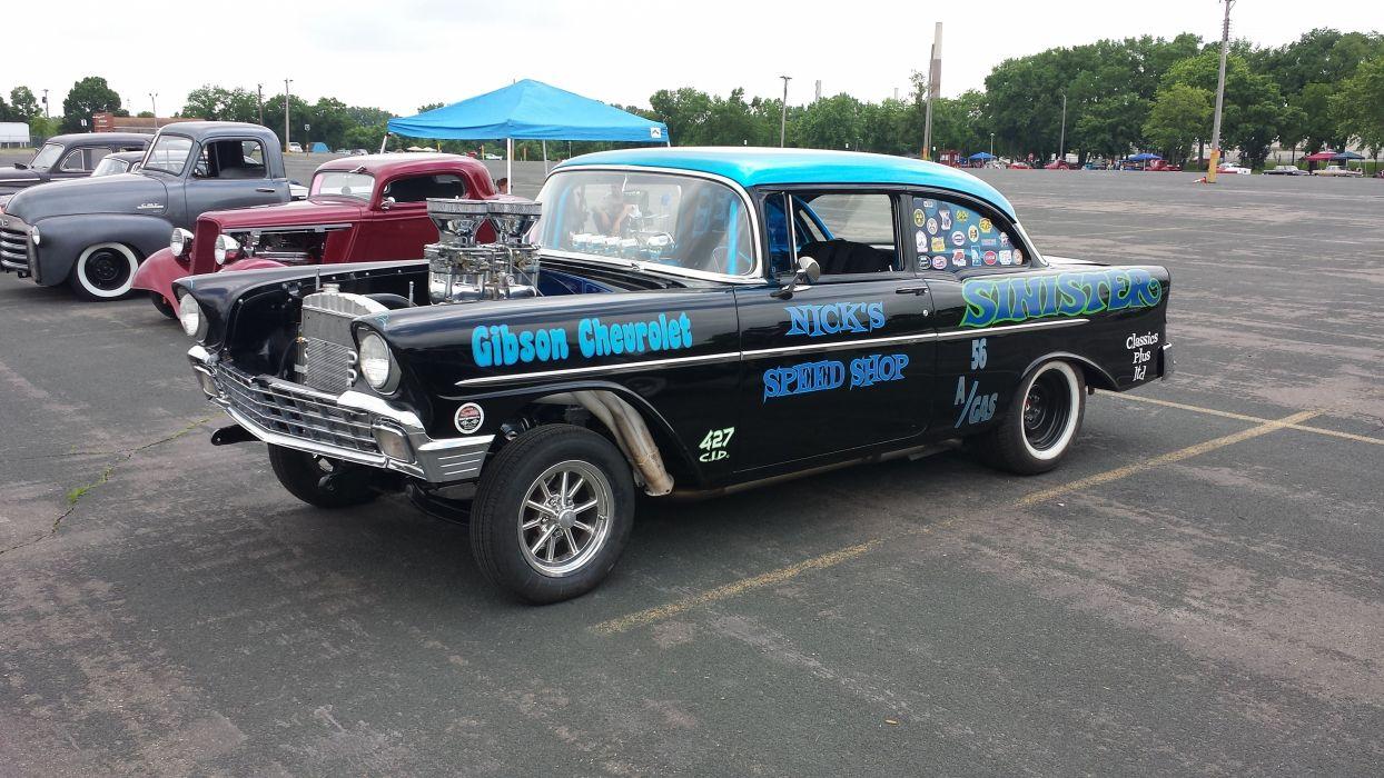 1244x700 Chevrolet Chevy Bel Air Gasser Dragster Drag Pro Stock Old School USA 4200x2360 wallpaperx2363