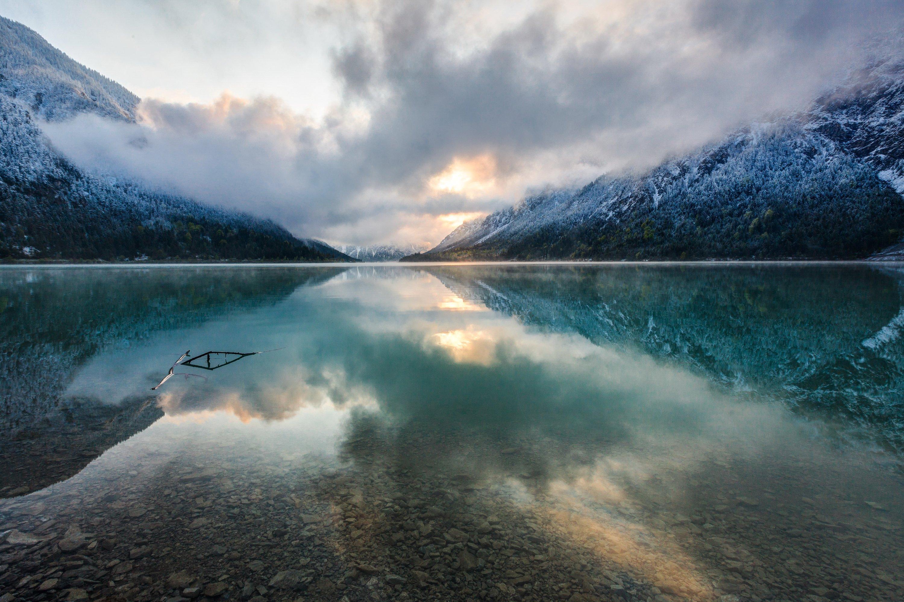 3000x2000 austria, Lake, Mountains, Tirol Wallpaper HD / Desktop and Mobile Background