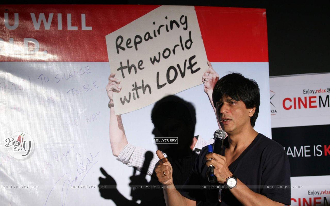 1280x800 Wallpaper promotes My Name is Khan at Fun N Cinemax size:1280x800
