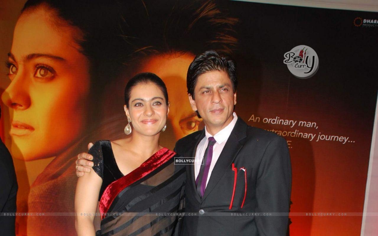 1280x800 Wallpaper actors Shah Rukh Khan and Kajol at My Name Is Khan Press Meet at JW Marriott size:1280x800