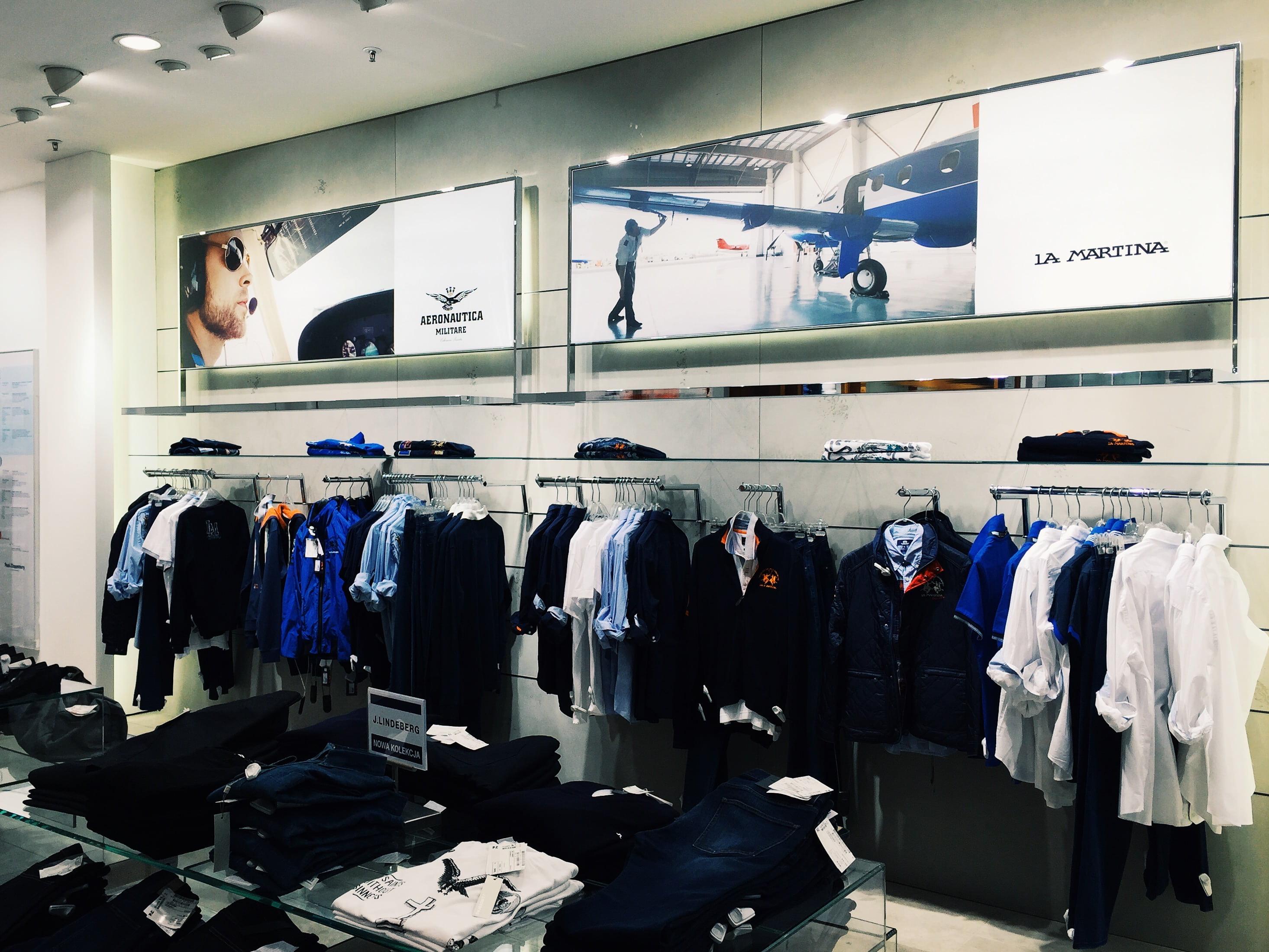 2931x2200 Wallpaper / clothes rack, store, retail, retail display, model, clothes, hanging, color, shopping, adult, business, 2K, jacket, sleeves, hang, things, large group of objects free download