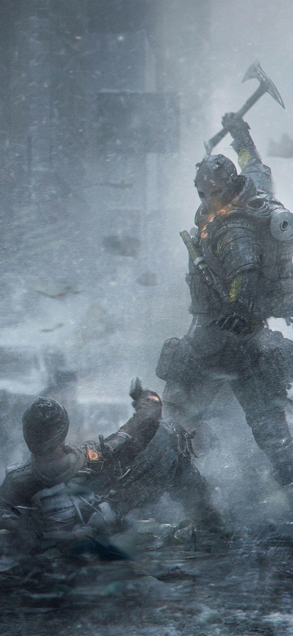 1125x2436 Tom Clancys The Division Survival Artwork iPhone XS, iPhone