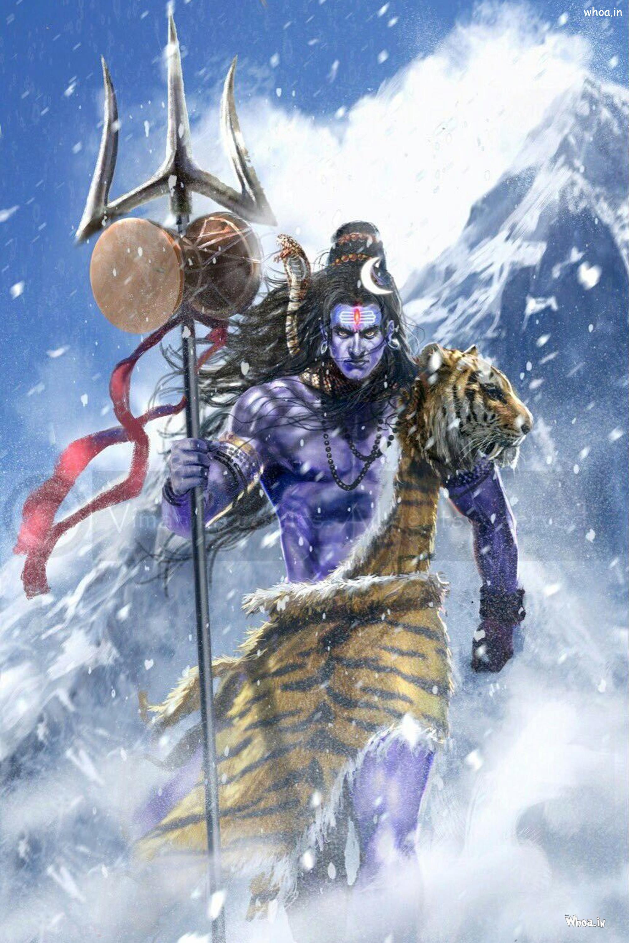 2000x3000 Mahakal Image Attitude Free Download 4K Wallpaper